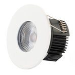 DOTLUX MULTIsun LED-Einbauleuchte, rund, mattweiß