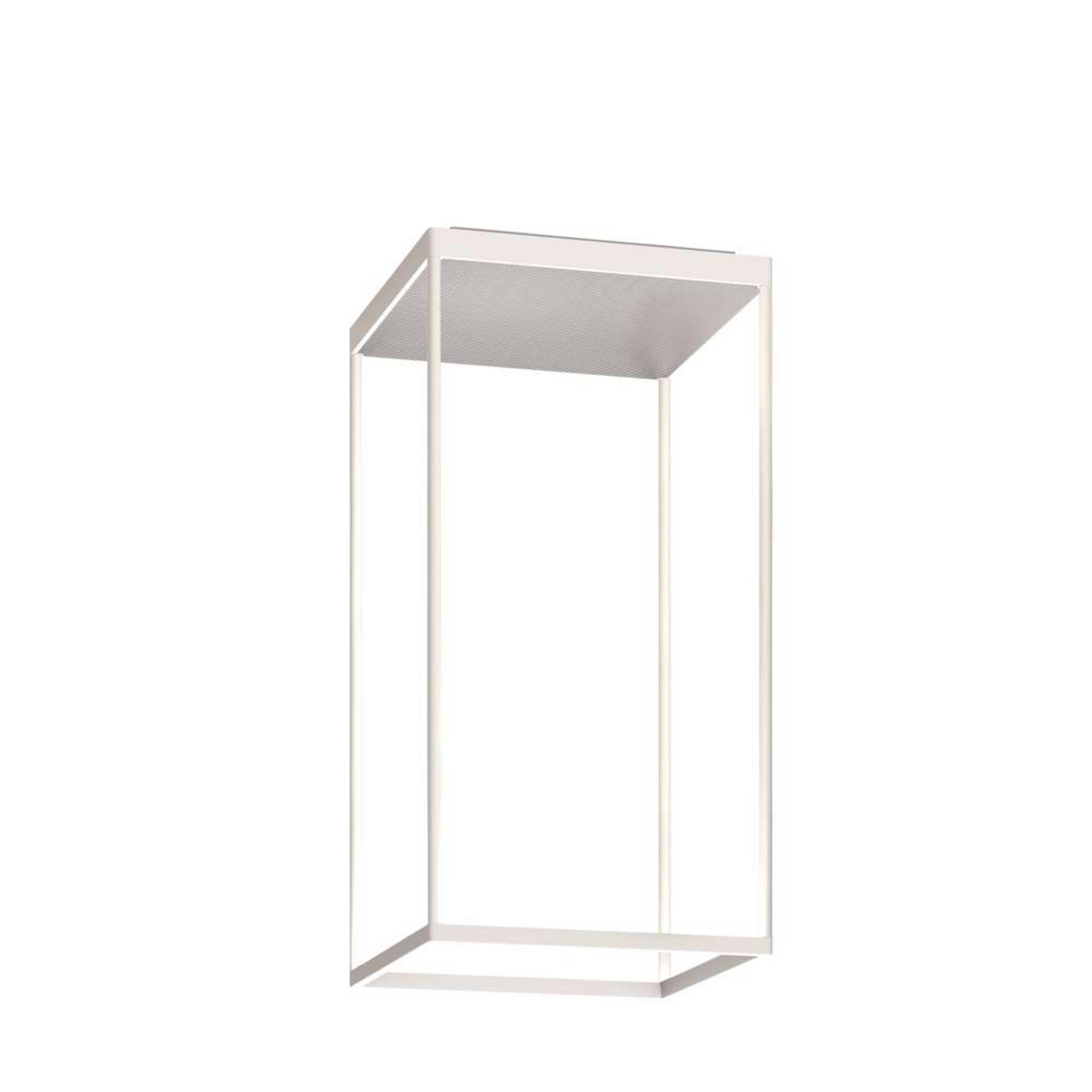 Reflex 2 plafoniera LED, argento/bianco - Serien.lighting