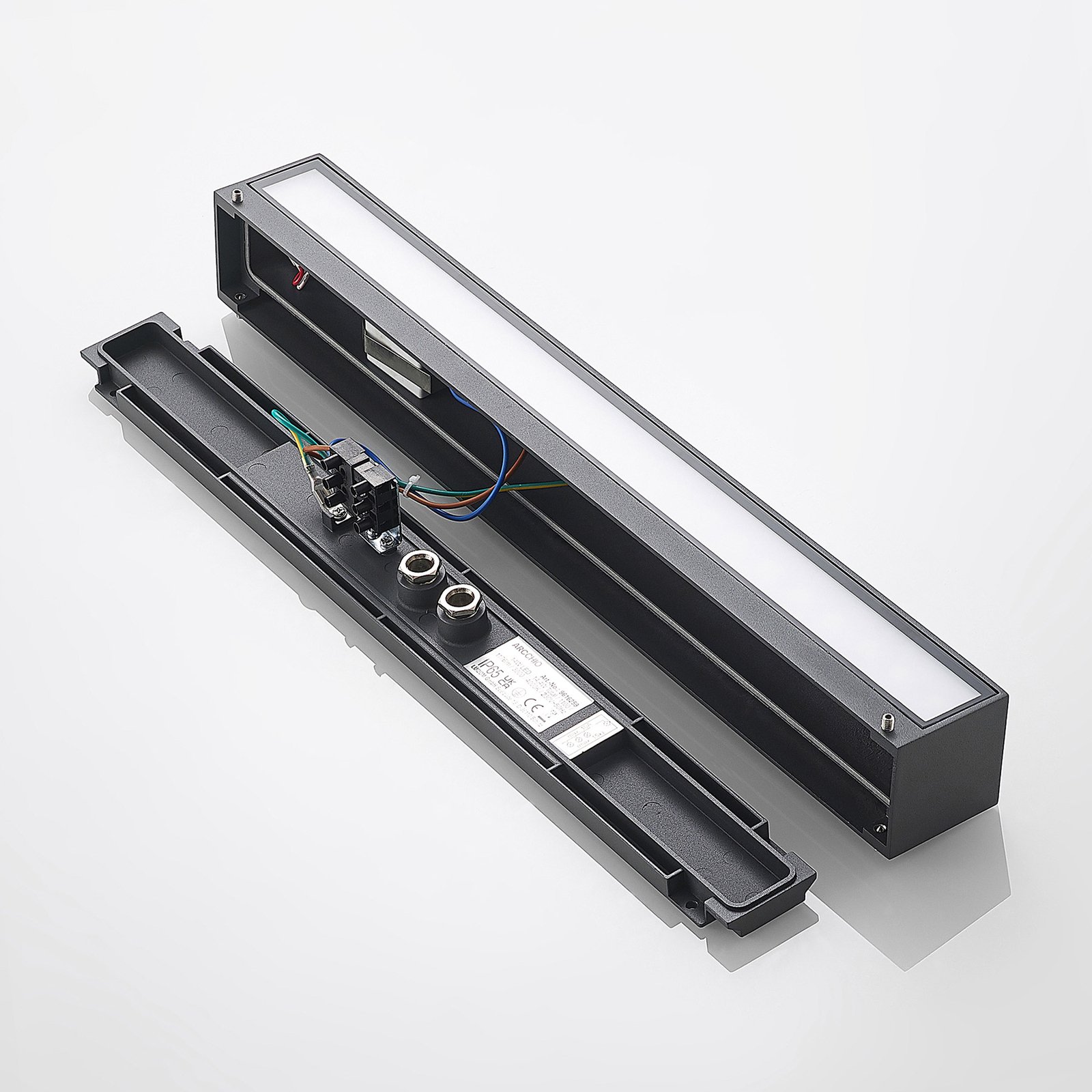 Lengo LED En el exterior Aplique de Pared Down L50 CCT Grafit - Arcchio
