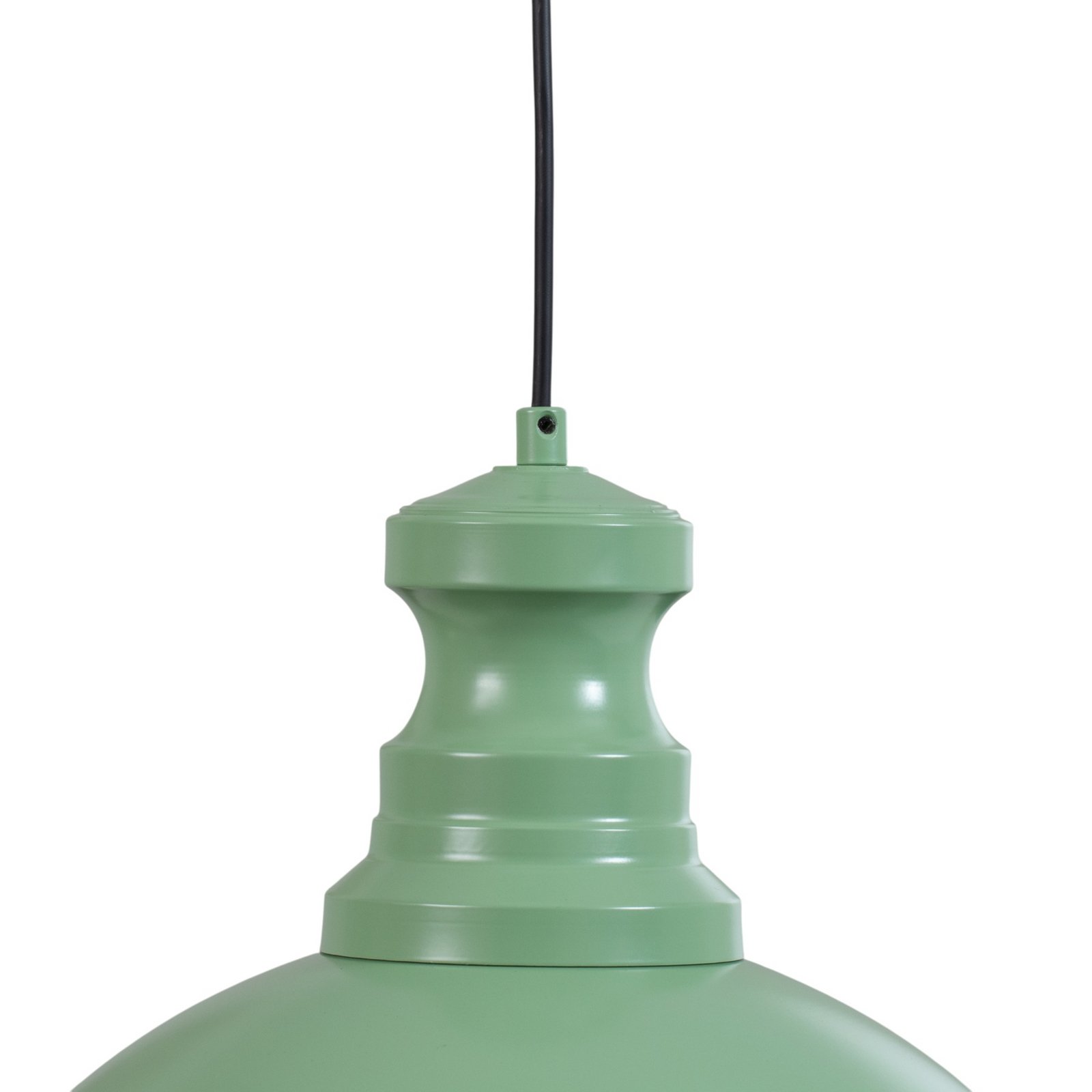Pendellampe Kure, mintgrønn, metall, Ø 40 cm E27