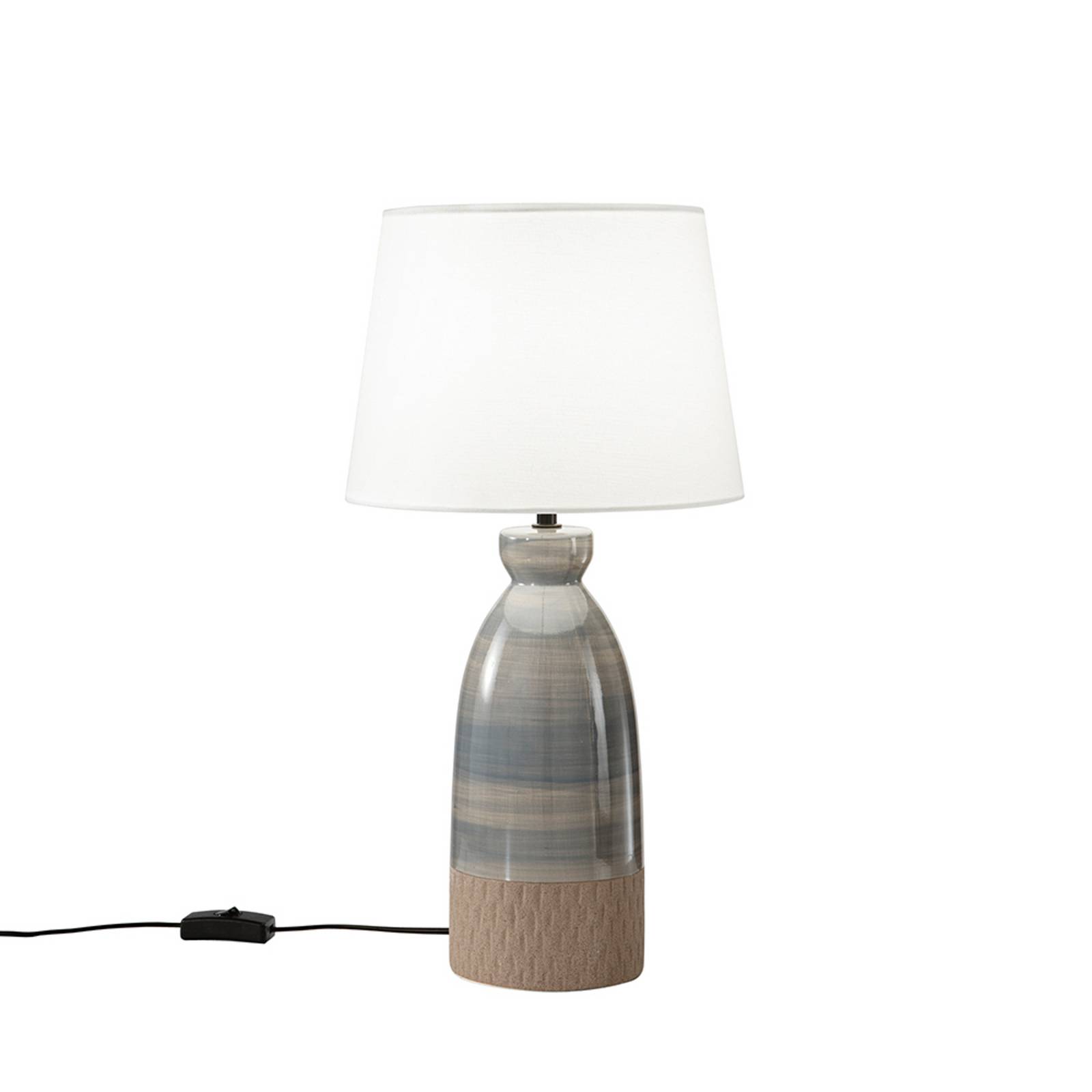 Luce Ambiente Design Tafellamp Navajo, hoogte 49 cm, kleurrijk/wit, keramiek/stof