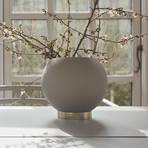 AYTM pot de fleurs Globe, Ø 17 cm, gris-brun, aluminium, acier