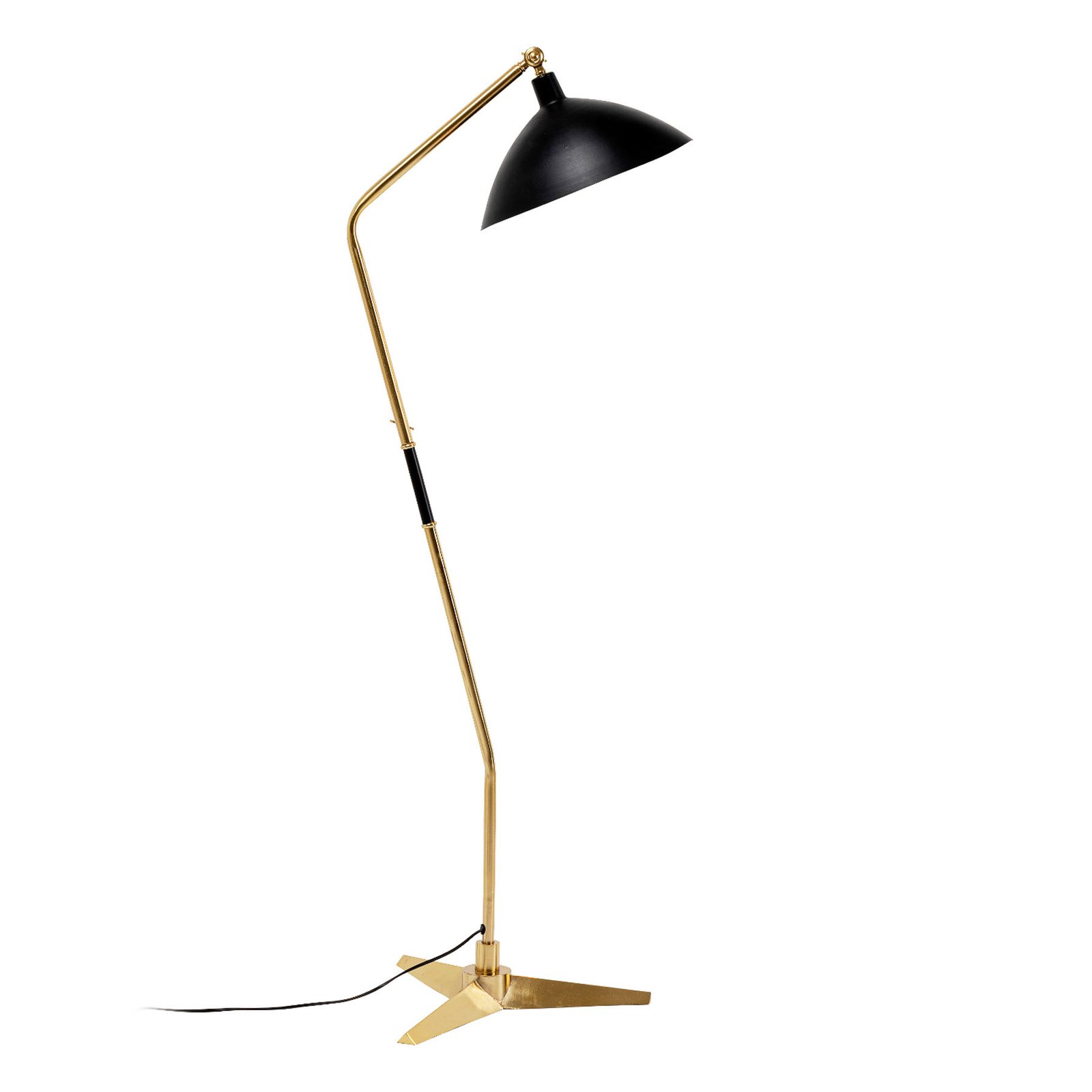 KARE Desert floor lamp in brass/black