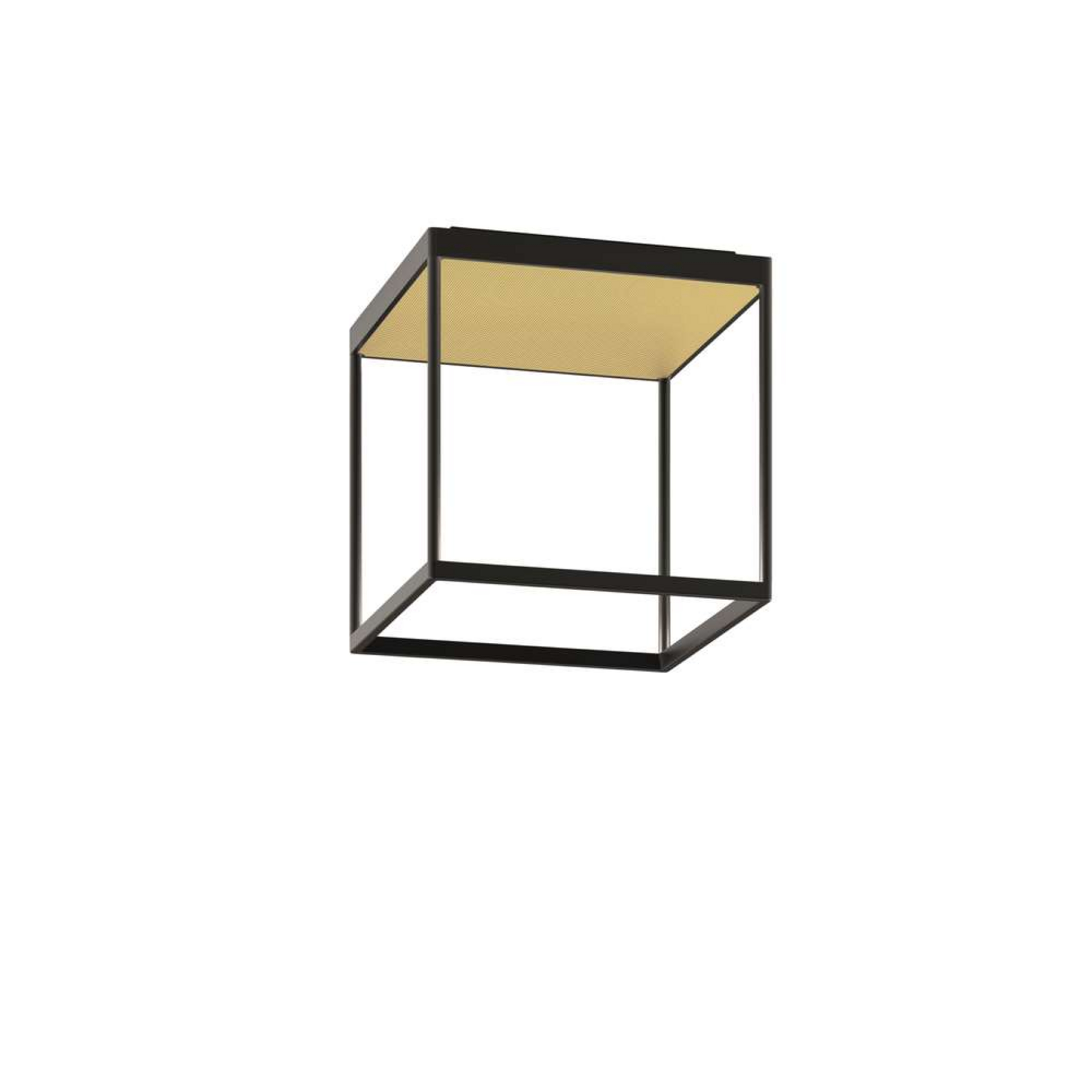 Reflex 2 LED ceiling lamp, gold/black - Serien.Lighting