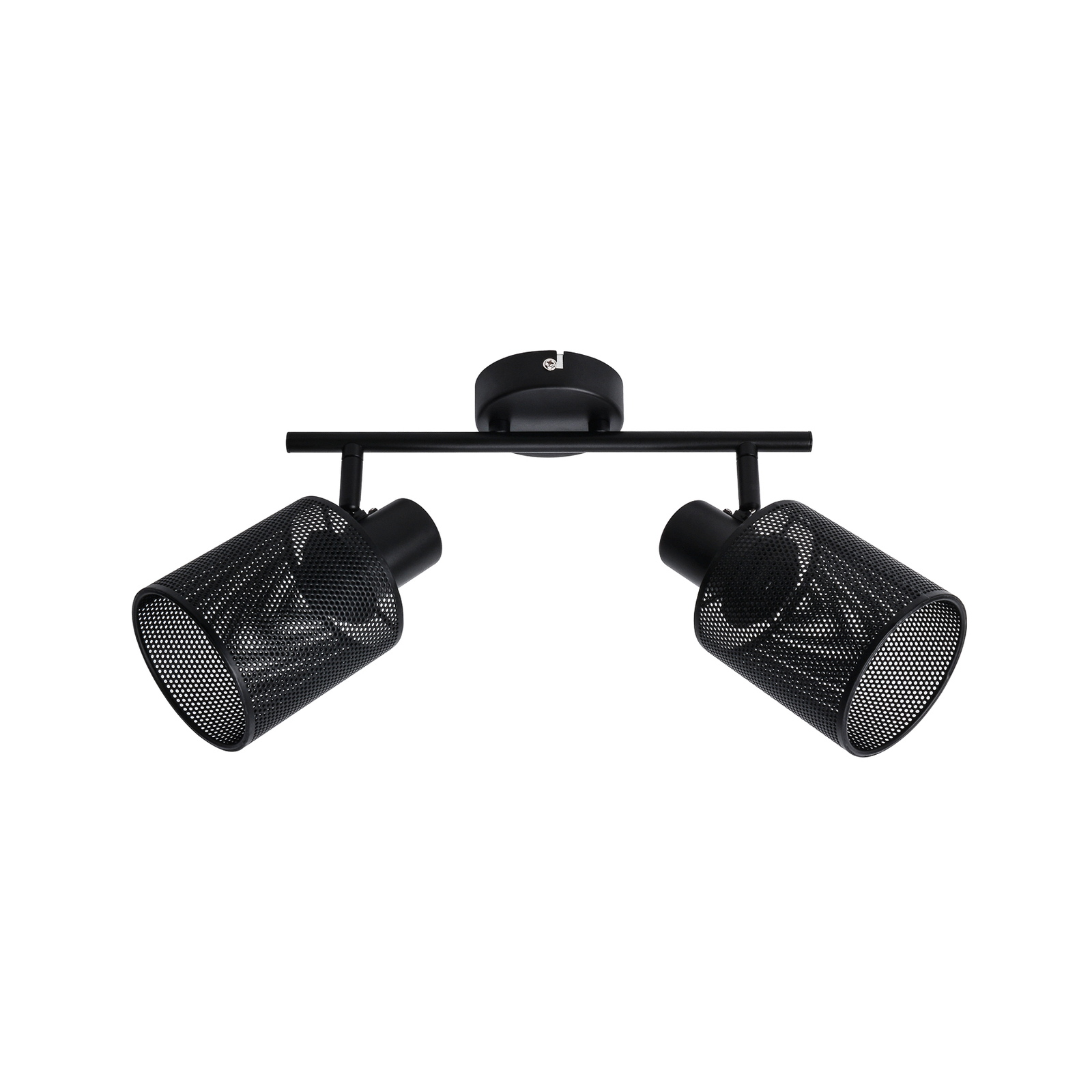 Lindby Stancho foco, negro, 2 luces