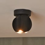 GAMBIT laevalgusti, must, Ø 10 cm, metall, GU10 LED
