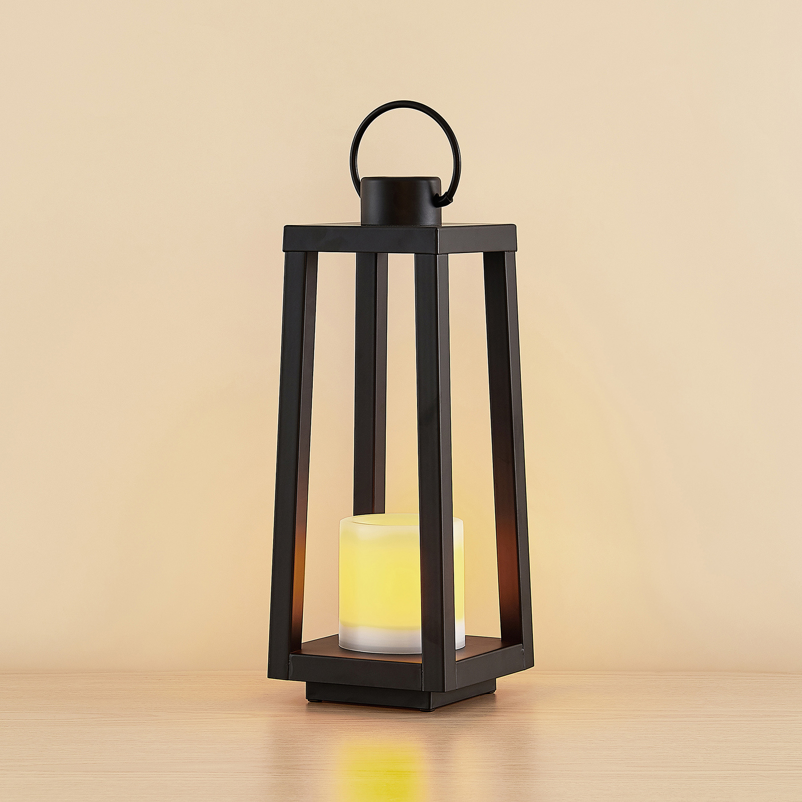 Lindby Oletta solárna lampa dekoračná lucerna