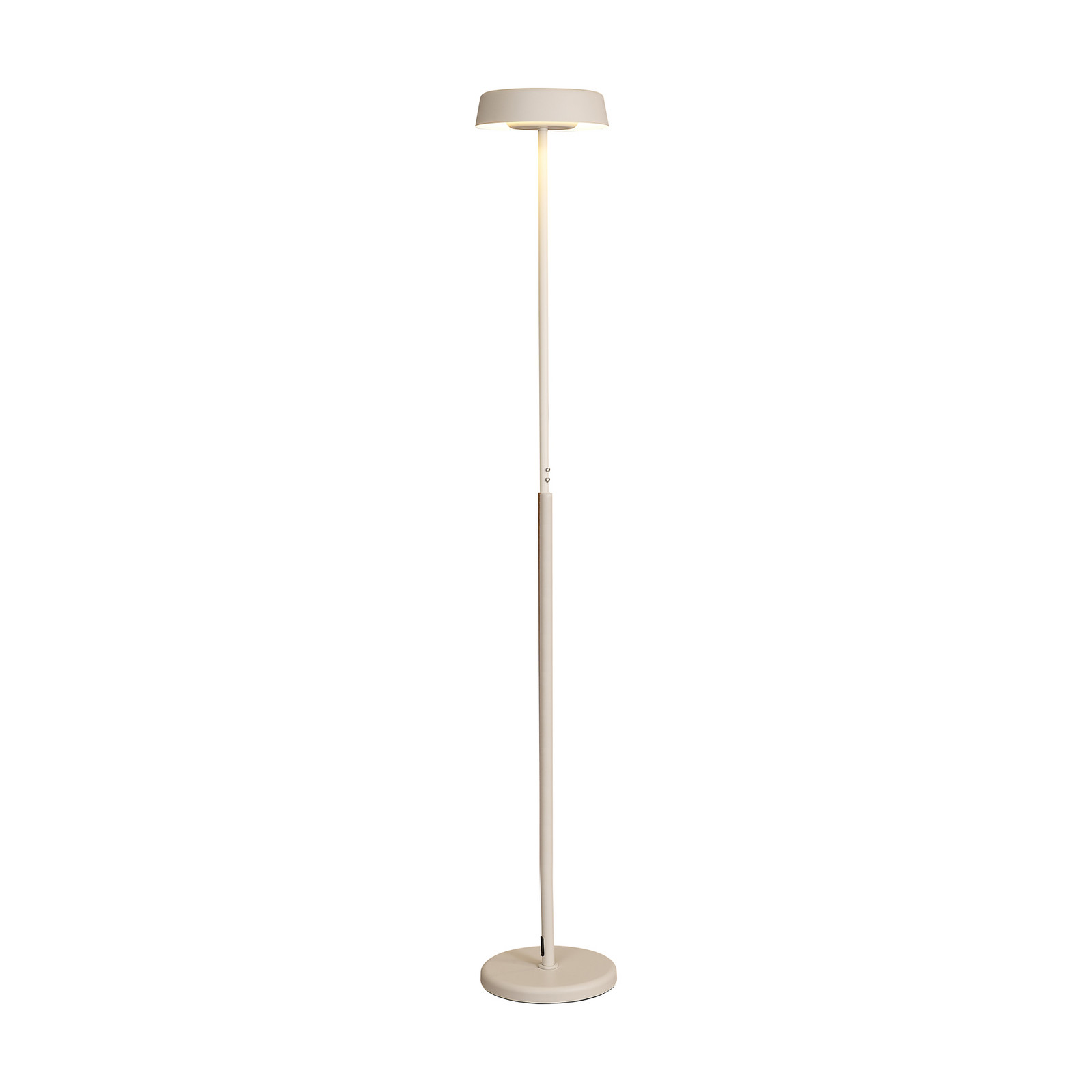 Mantra Iluminación LED podna lampa Noa II, dimer na dodir, čelik, bijela - Dnevni boravak/blagovaonica - Moderan - Metal