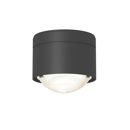 Puk! 80 One LED-Deckenspot Linse matt, anthrazit