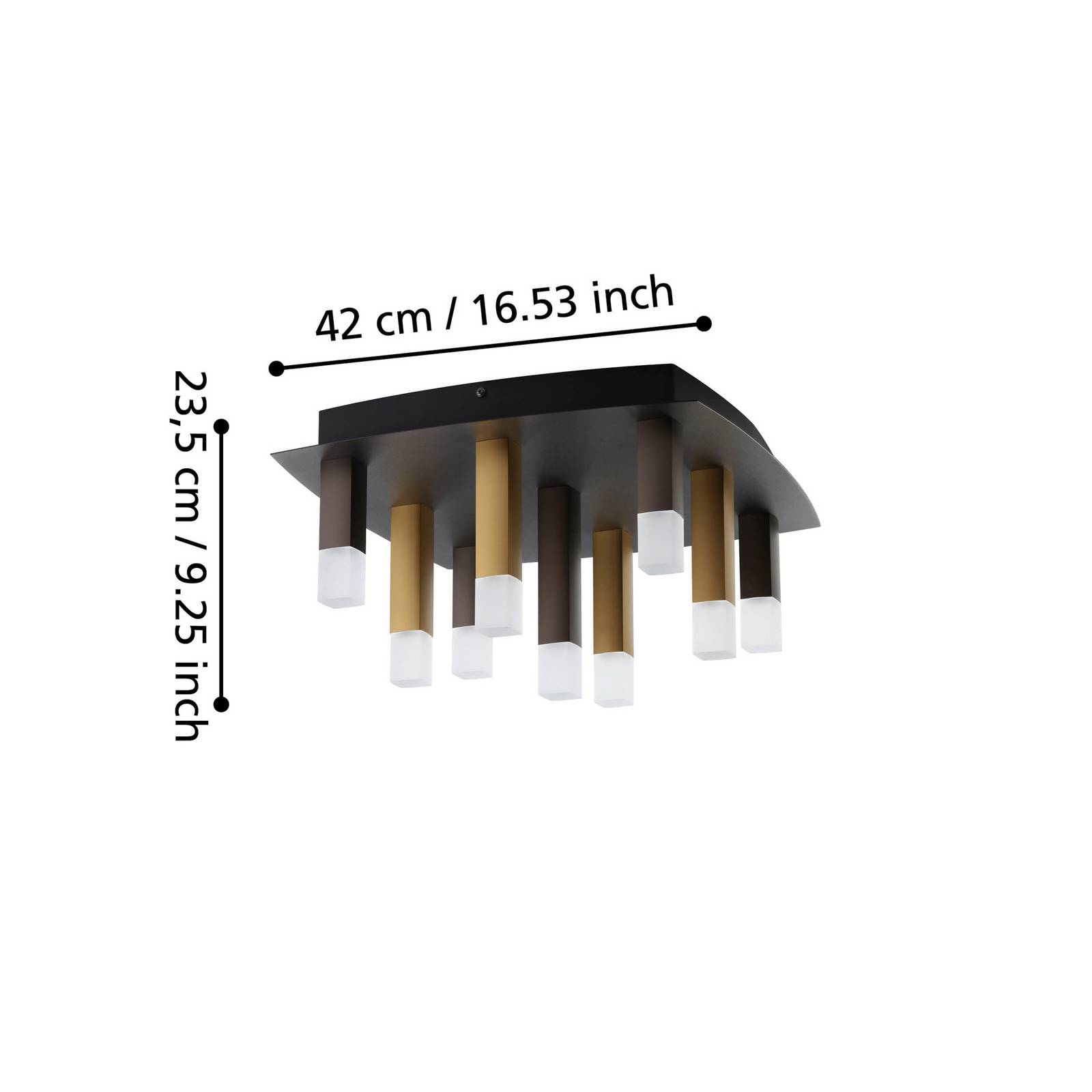 EGLO Stars Of Light LED-Deckenleuchte Estanterios, 9-fl. günstig online kaufen