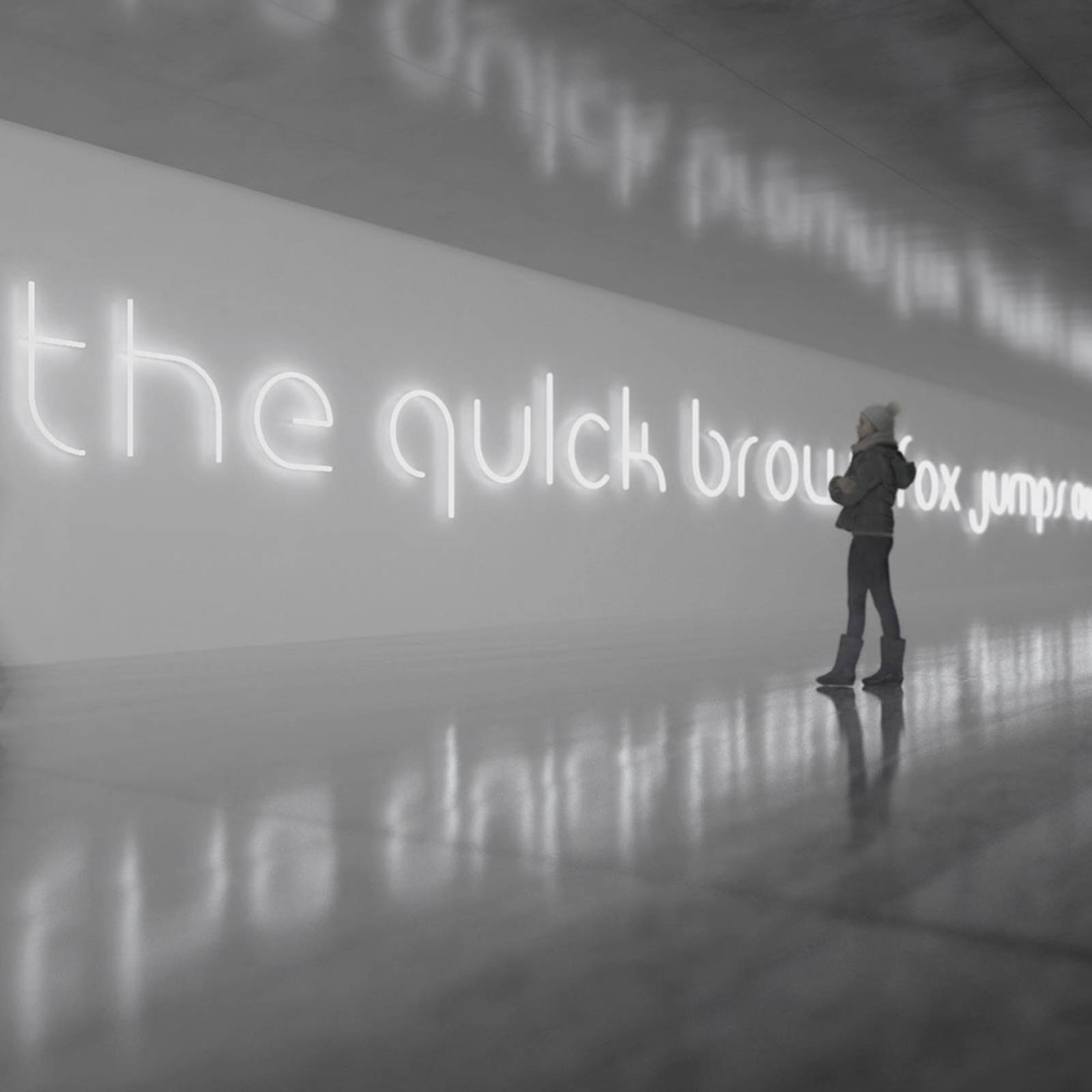 Artemide Alphabet of Light ściana mała litera q