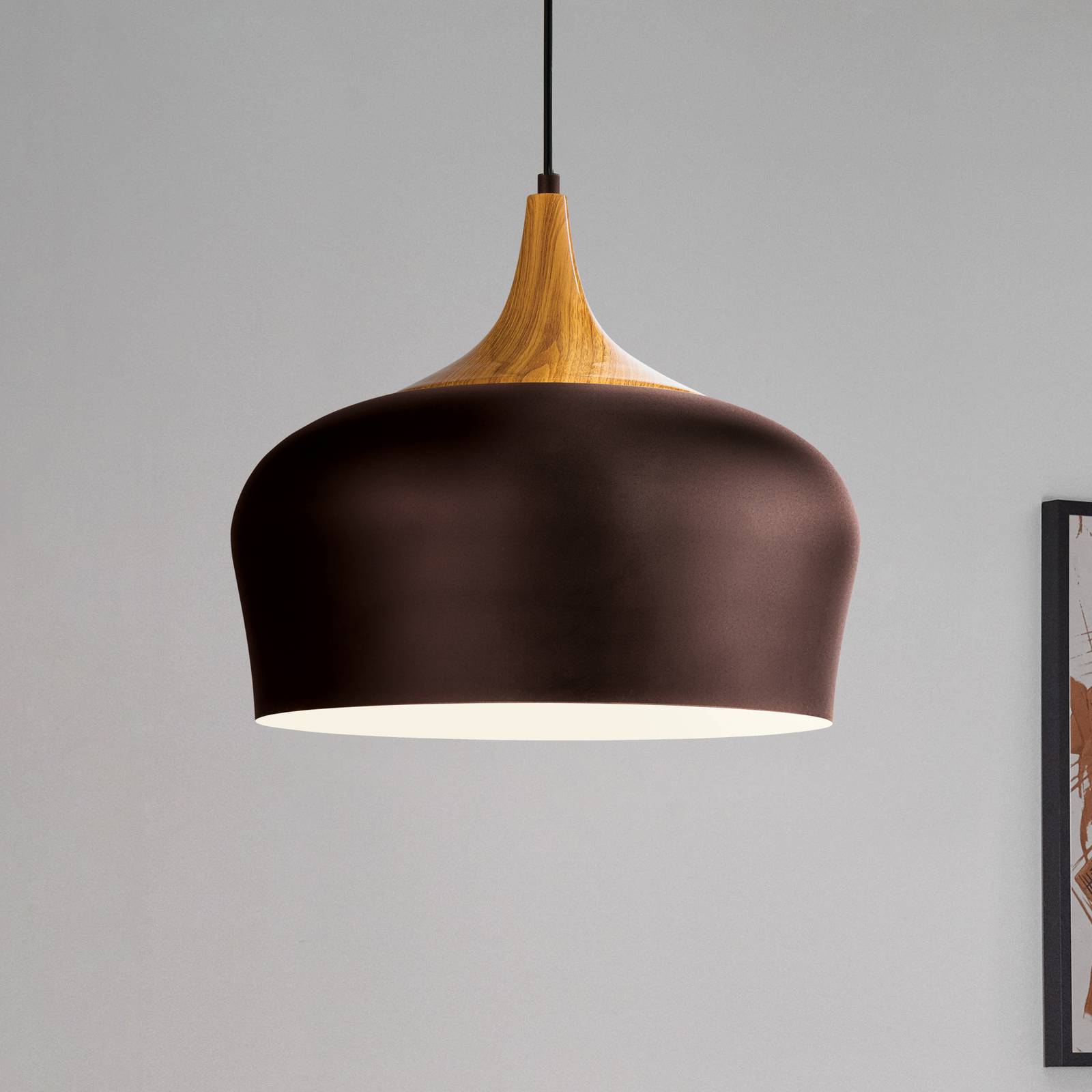 EGLO Obregon - jolie suspension en brun