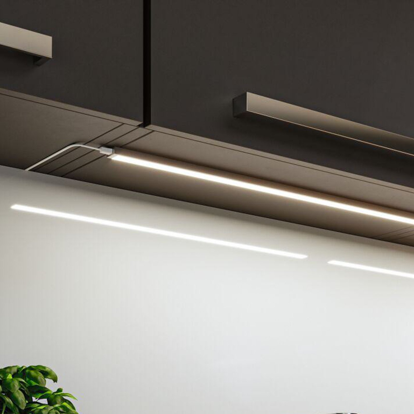 Paulmann lámpara bajo mueble Inline 2x prolongación cromo 55 cm CCT