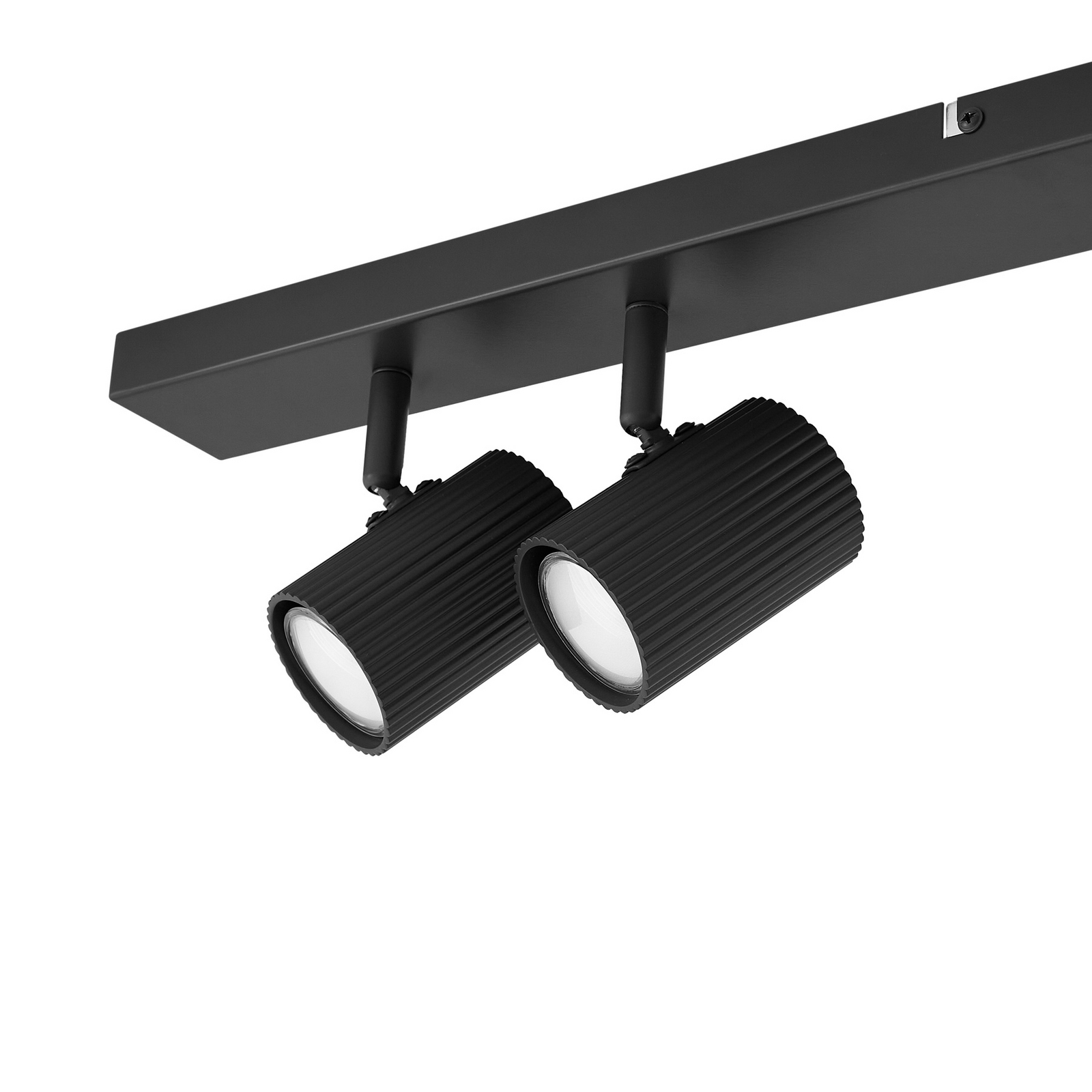Lindby wandlamp Kardis, donkergrijs, 6-lamps, metaal, GU10