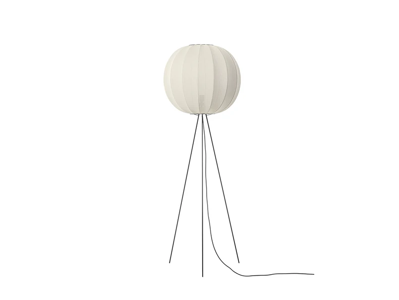 Made By Hand – Knit-Wit 60 Round Stehlampe High 175 cm, weiß