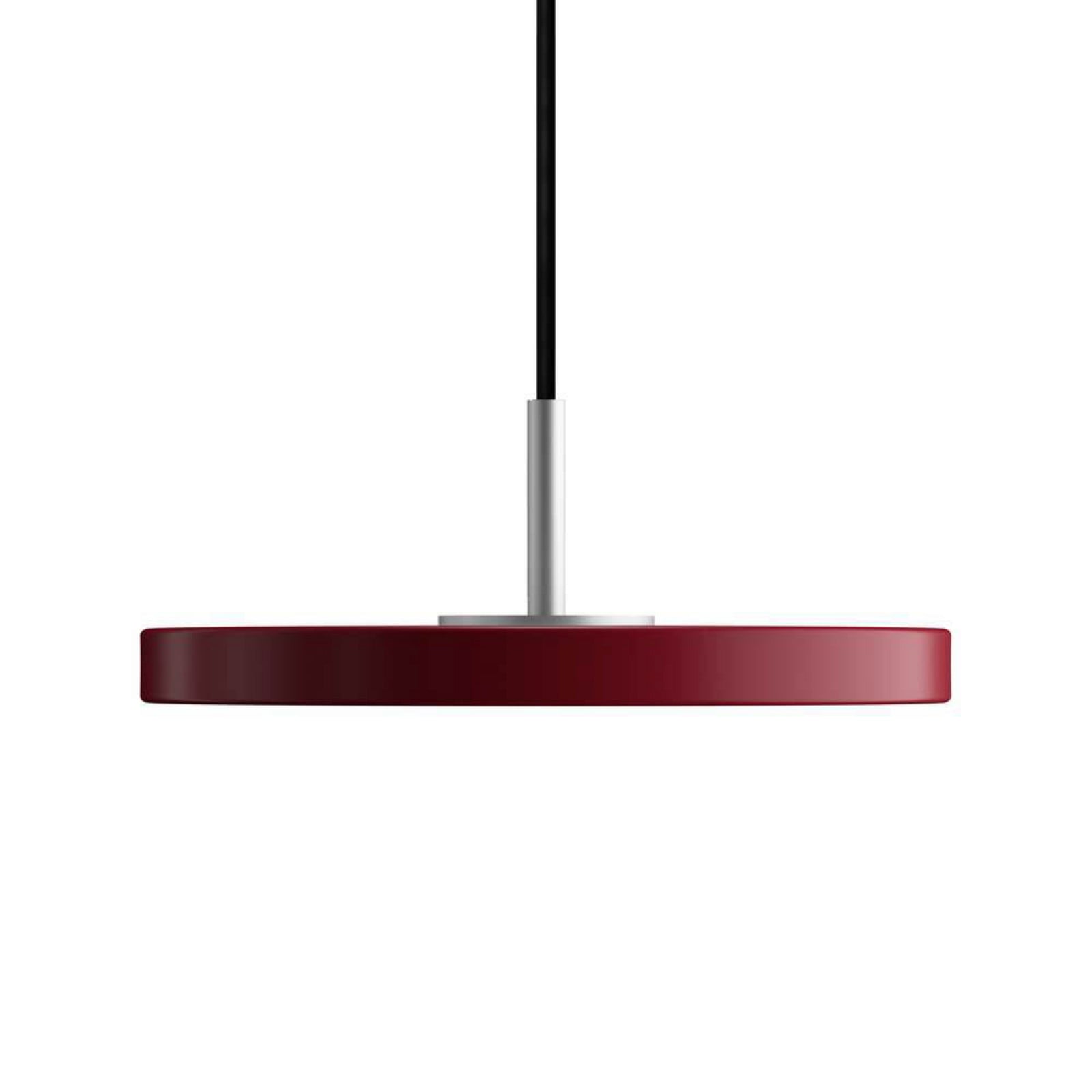 Asteria Pendel Micro Ruby Red/Steel Top UMAGE - Spisestue - Metal billede