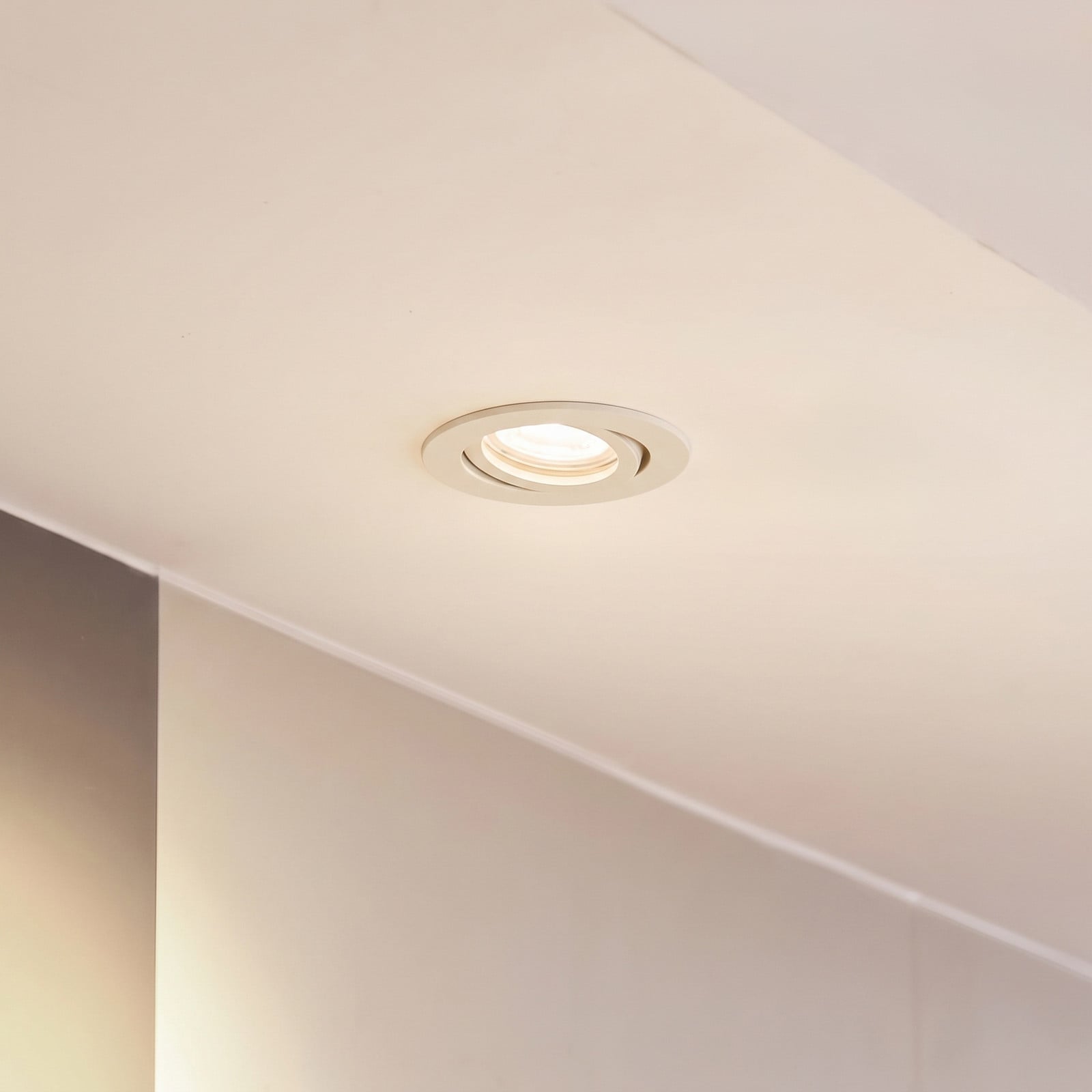 Arcchio Downlight Zyron, бежово, Ø 8,2 см