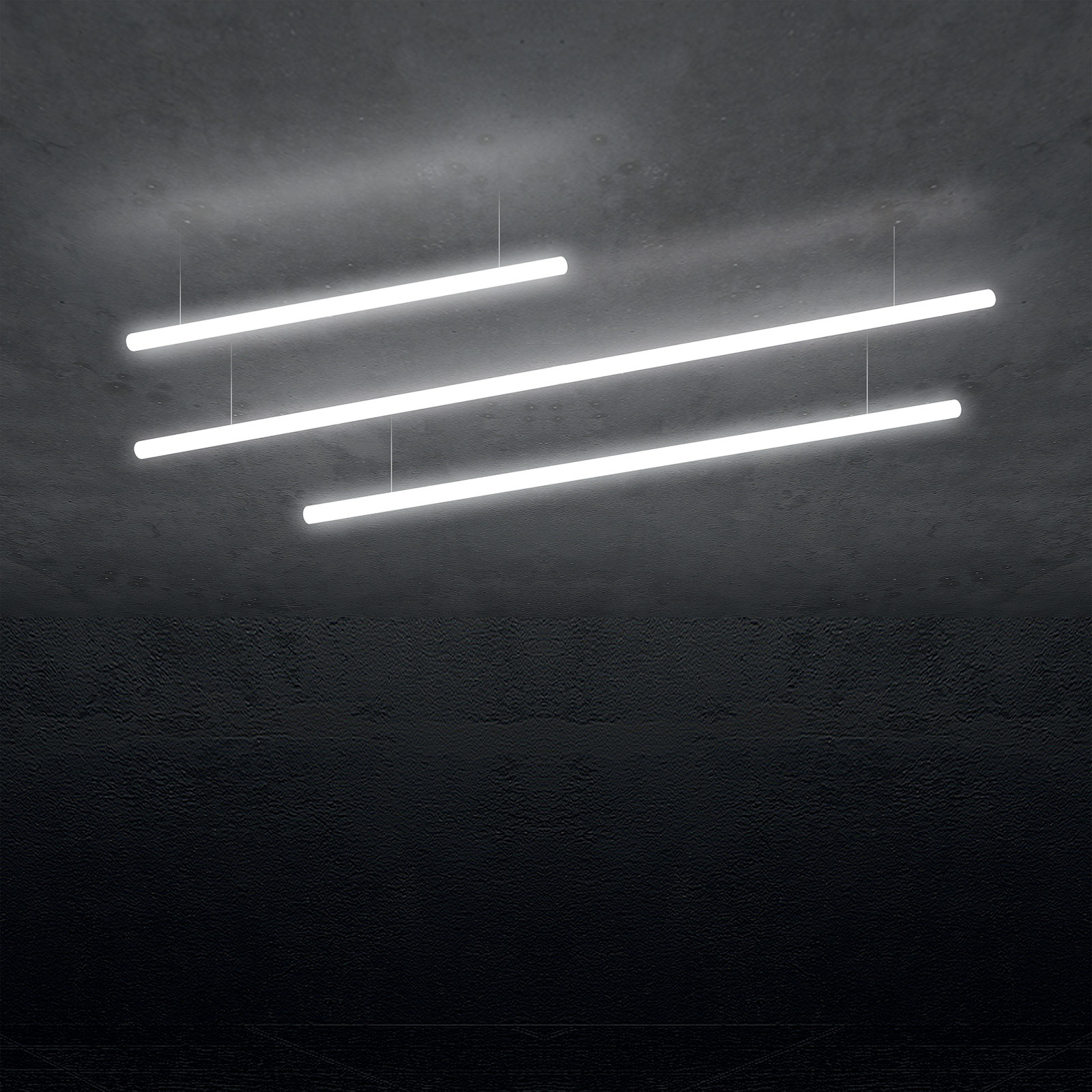 Alphabet Of Light Linear 180 Pendelleuchte Push/Dali White - Artemide