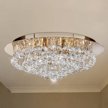 Hanna ceiling light, 55 cm, clear
