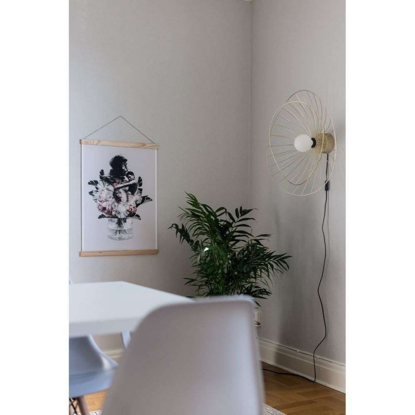 Ray 60 V&auml;gg-/Plafond M&auml;ssing Globen Lighting - Metall