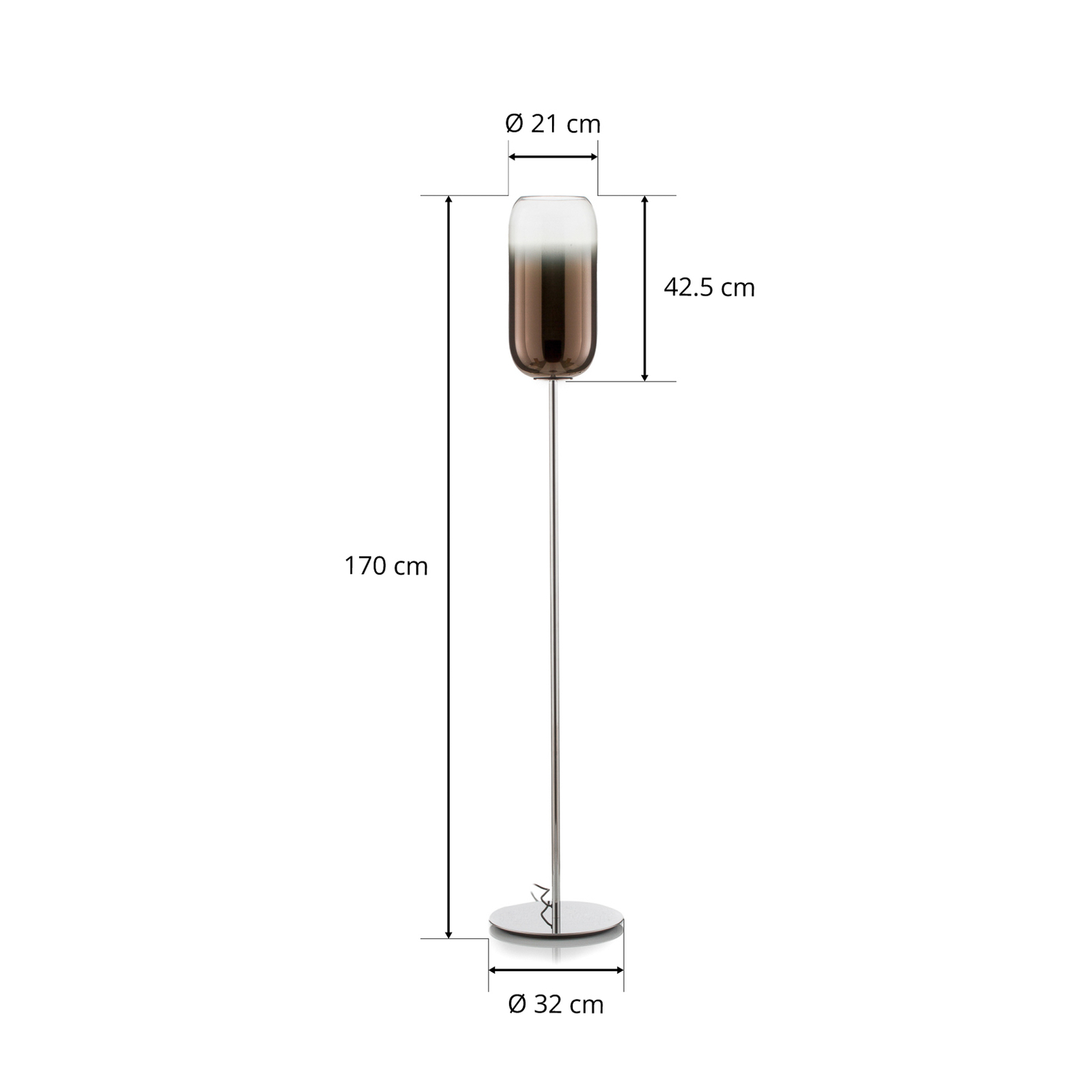 Gople Stehleuchte Bronze - Artemide