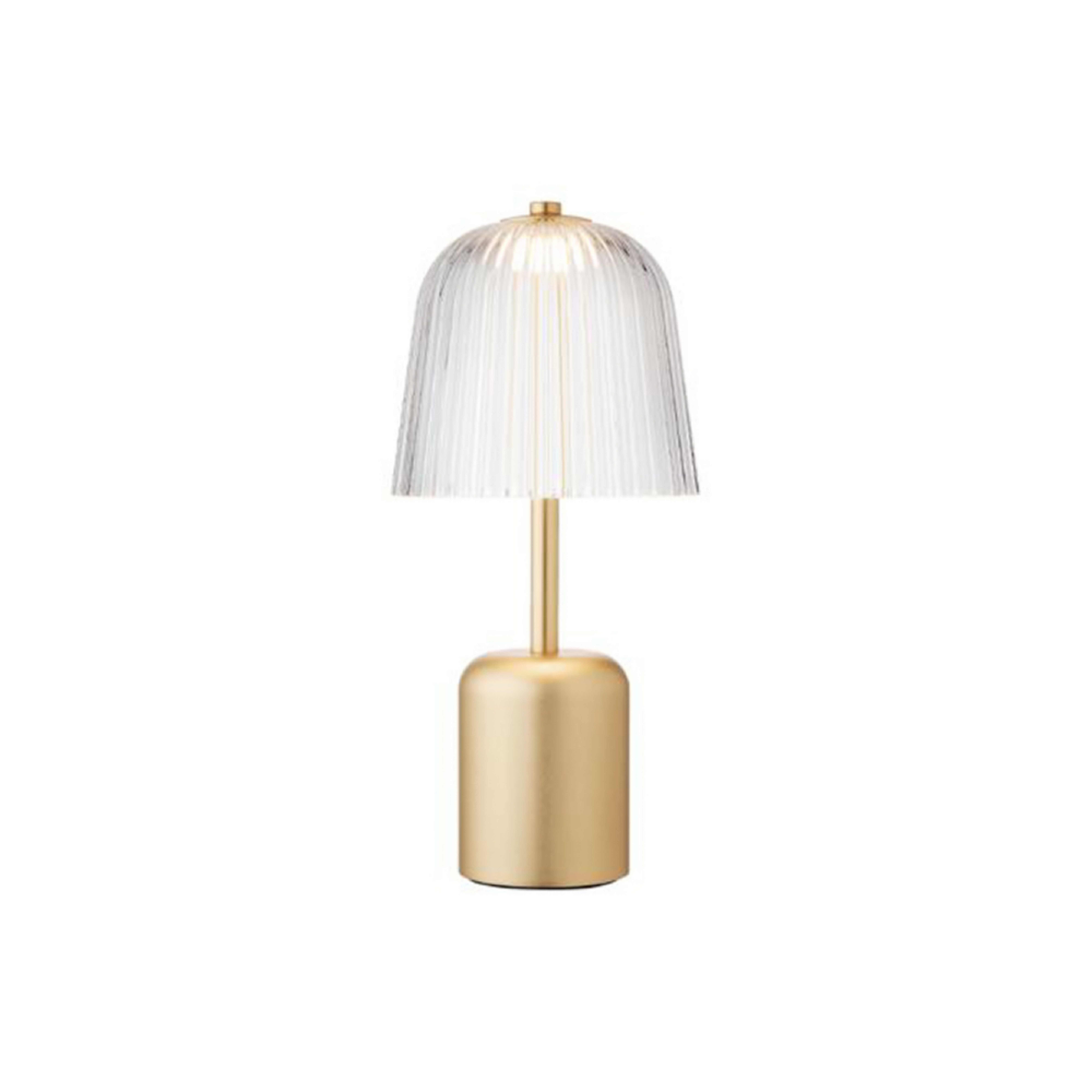 Asteea LED-Akku-Tischlampe messingfarben Höhe 27 cm - Nuura