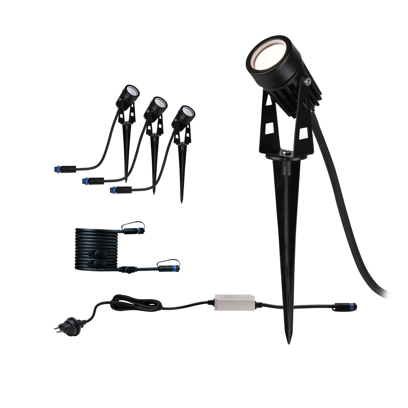 Paulmann Plug & Shine LED földtüske spot 3-as klt