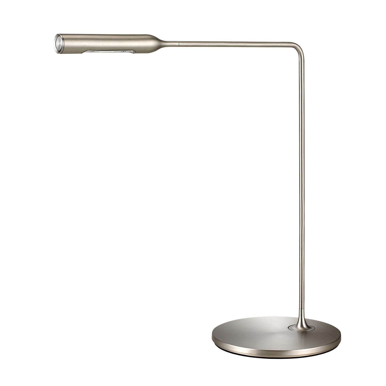 LUMINA Flo LED table lamp 3,000K nickel