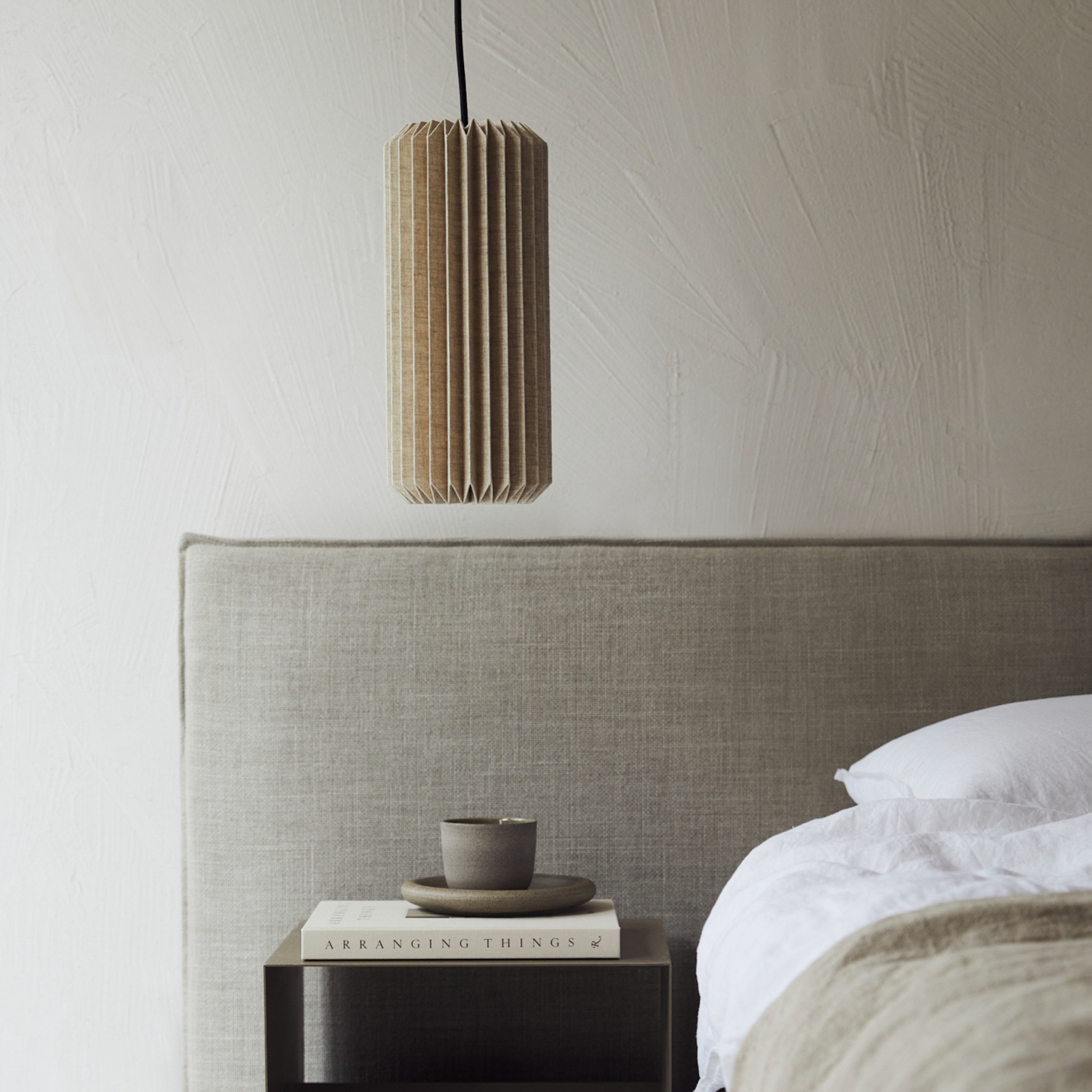 Alba Hängeleuchte, Ø 15 cm, natur, Leinen - Watt & Veke