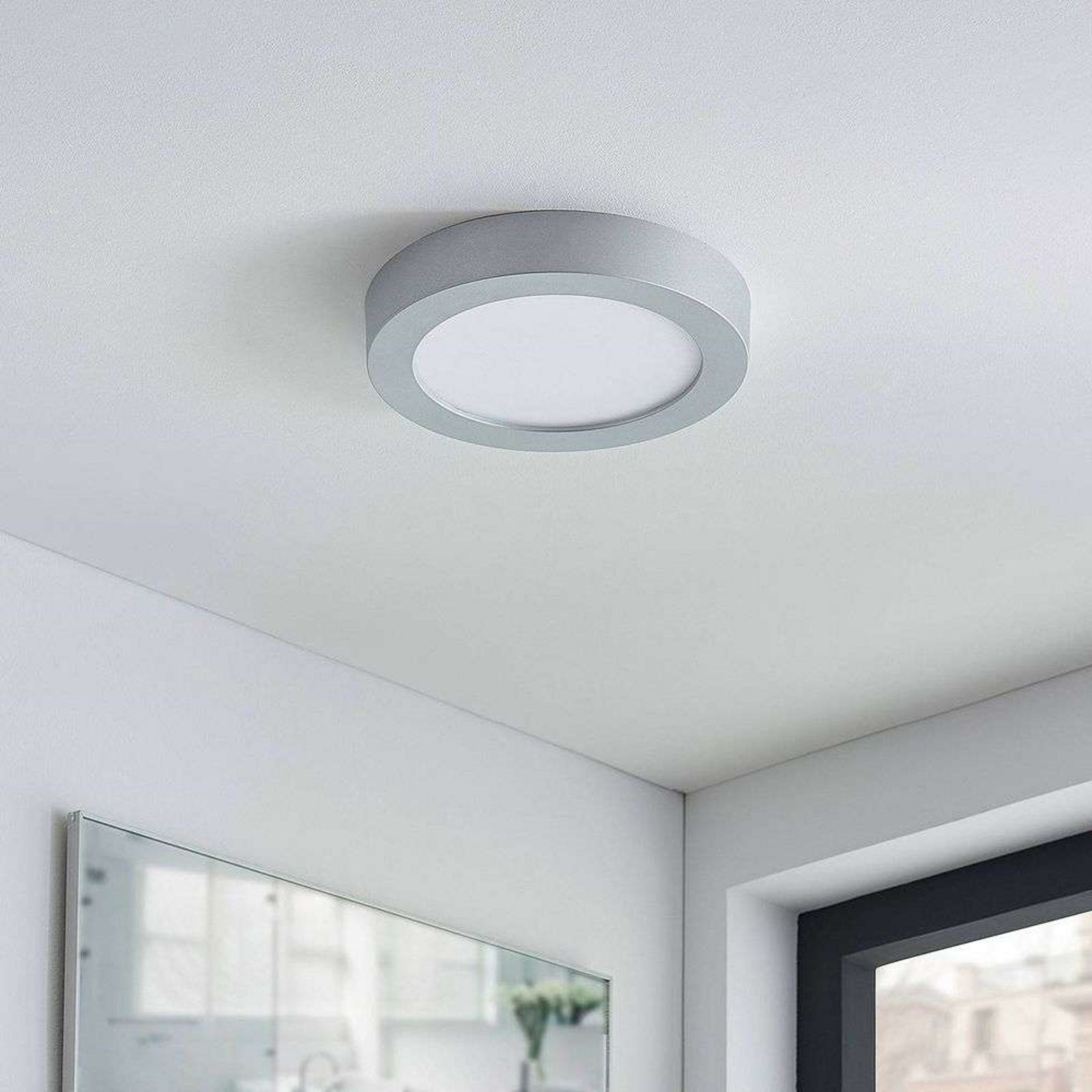 Marlo Plafonieră Round IP44 3000K Silver/White - Arcchio