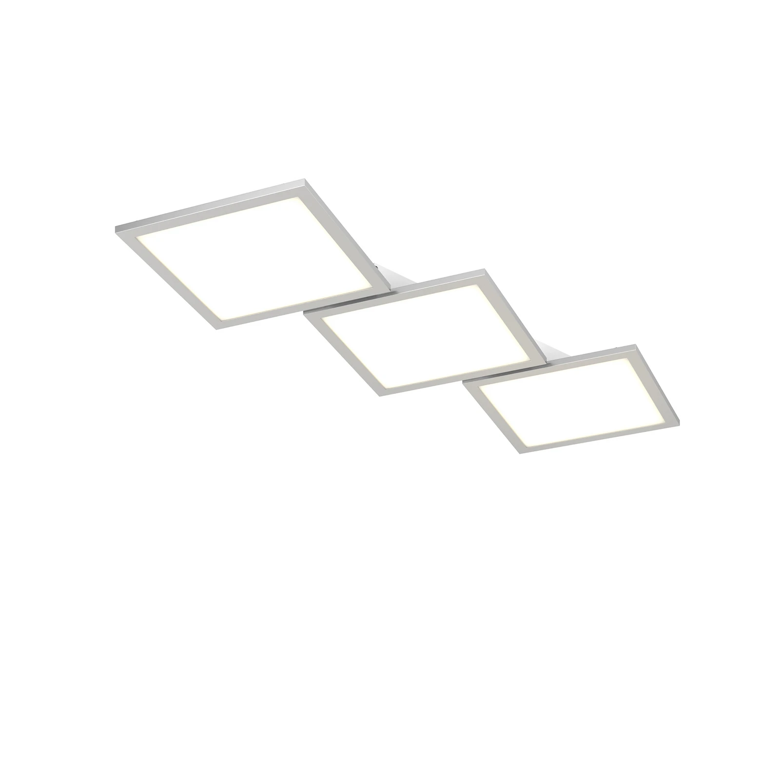 Lucande LED-Deckenlampe Ilira, 3-flg., silber, CCT, dimmbar