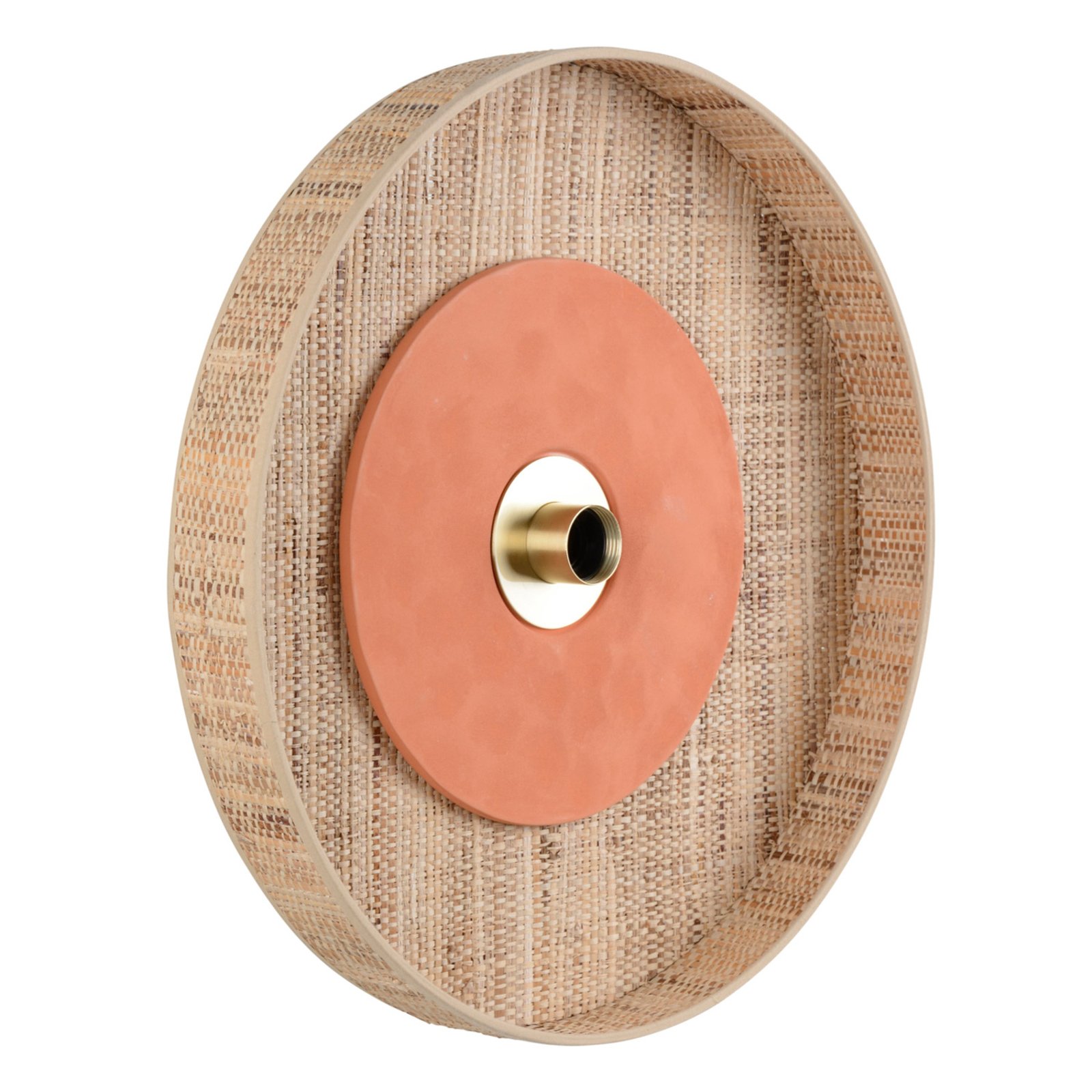 Portinatx Wandleuchte terracotta, Ø50cm - MARKET SET Portinatx Wandleuchte terracotta, Ø50cm - MARKET SET