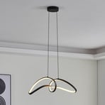 EGLO connect żyrandol LED Calarossa-Z, czarny, aluminium