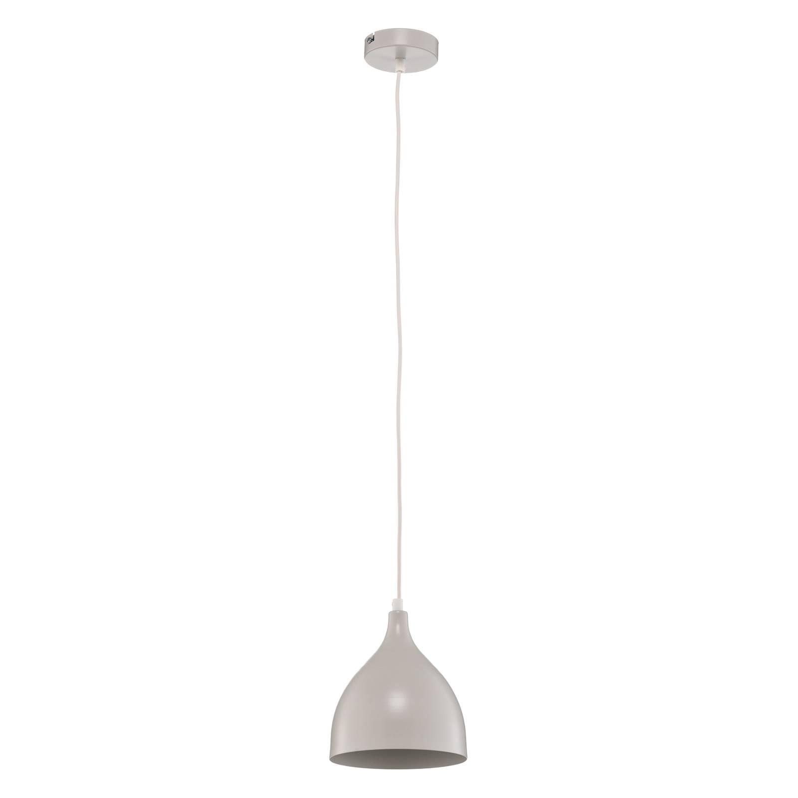 Suspension Nanu en métal gris clair une lampe