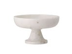 Eris Pedestal Bowl White Marble  - Bloomingville