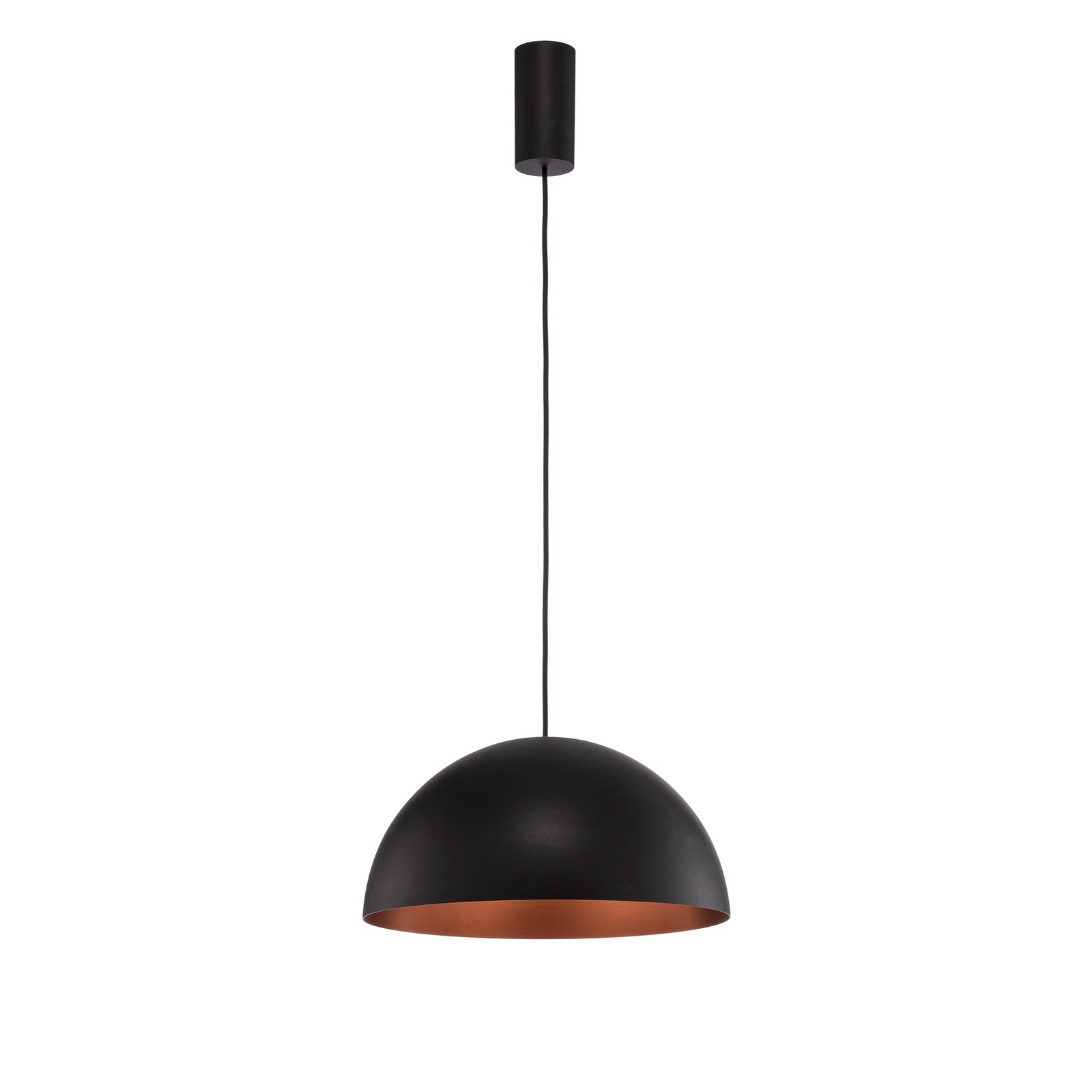 LED pendant light Studio Line 50993, black/copper, Ø 35 cm