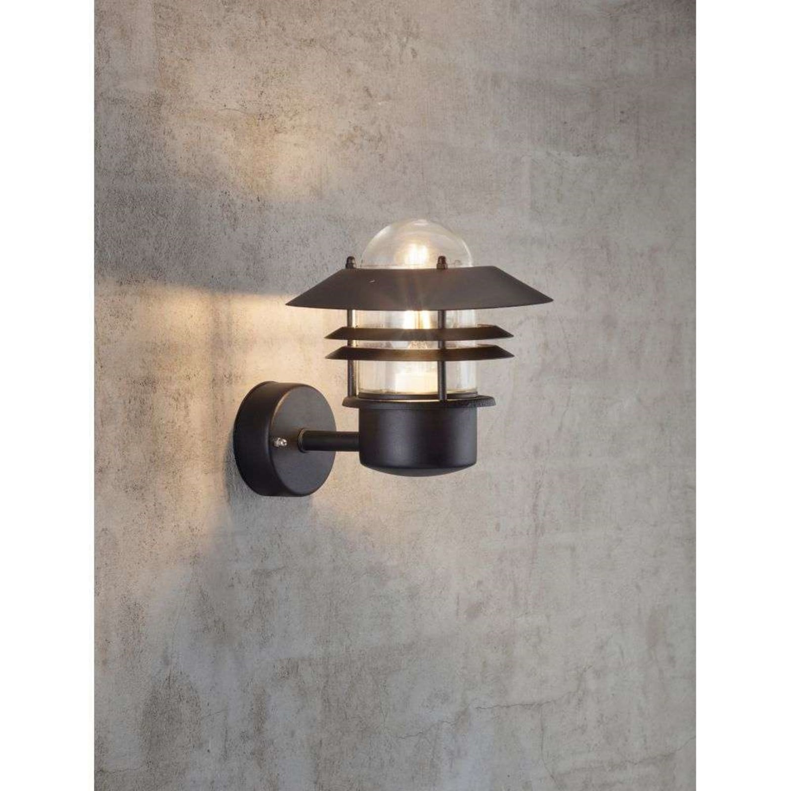 Blokhus Up V&auml;gglampa Svart Nordlux - Metall