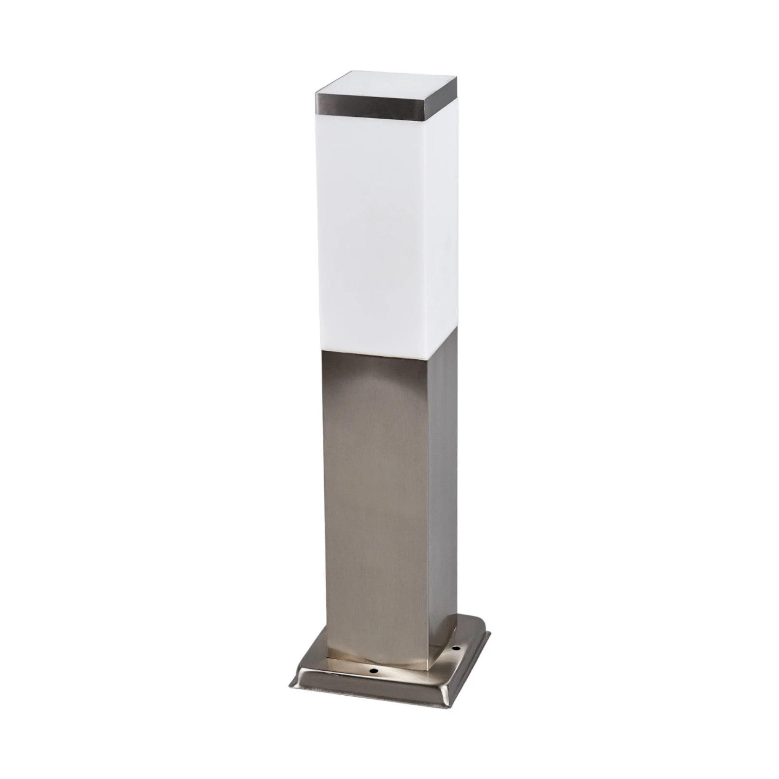 Lindby Lorian talapzati világítás, 45 cm, rozsdamentes acél, IP44, E27