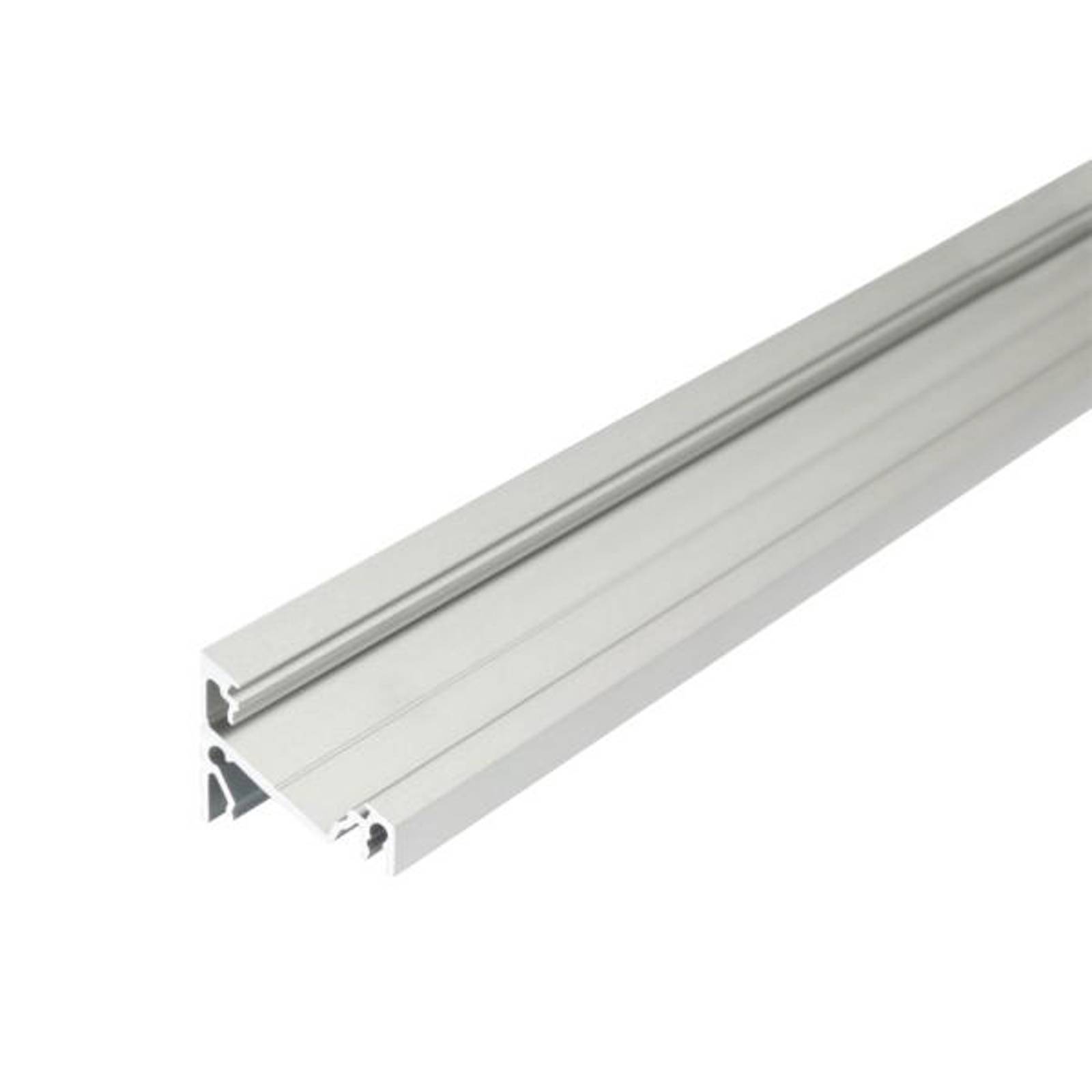 BRUMBERG One LED opbouw hoekprofiel, aluminium, 3 meter - alu / grijs / zink