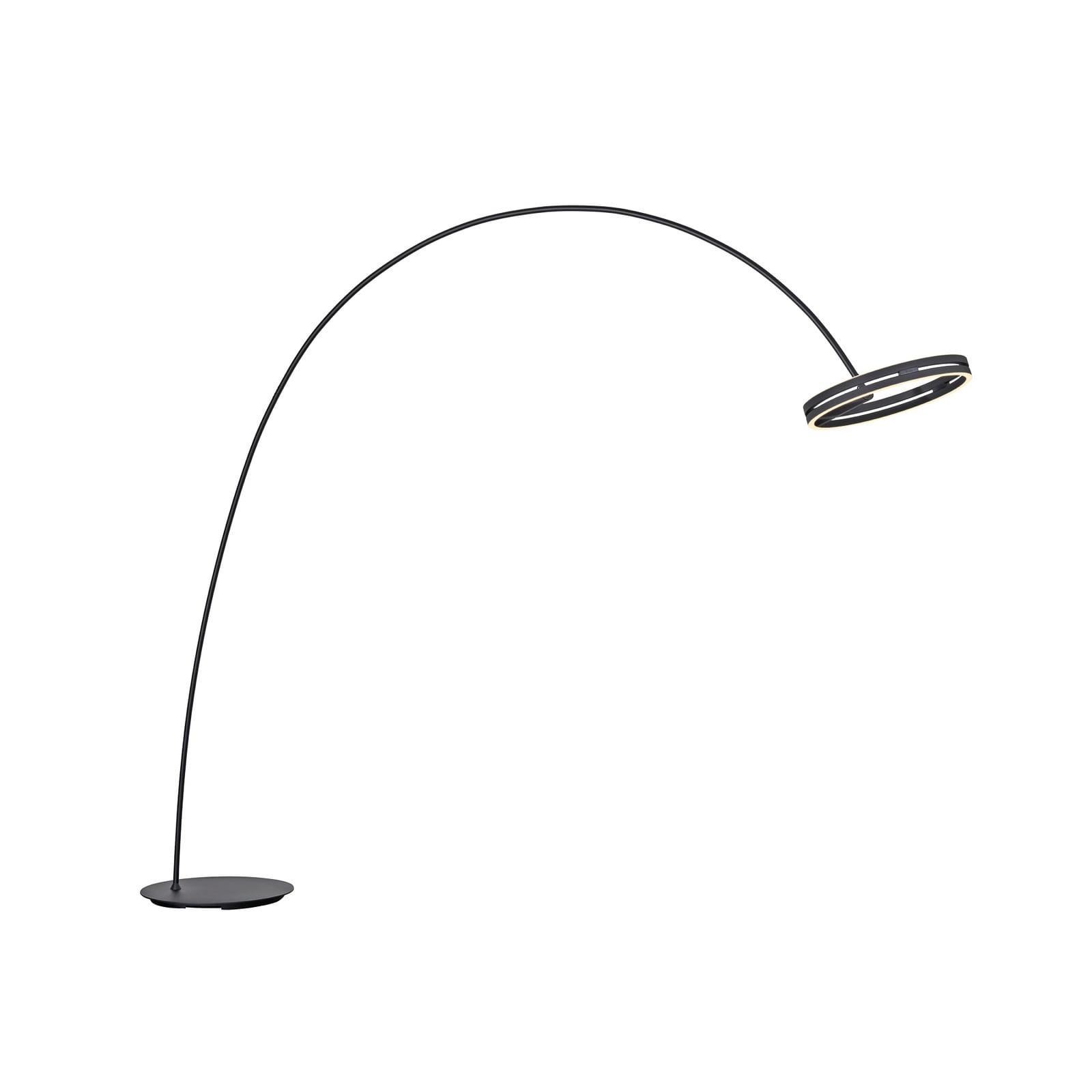 Loop-Bow LED-Stehlampe, schwarz, Ausladung 290cm, CCT - PURE Loop-Bow LED-Stehlampe, schwarz, Ausladung 290cm, CCT - PURE