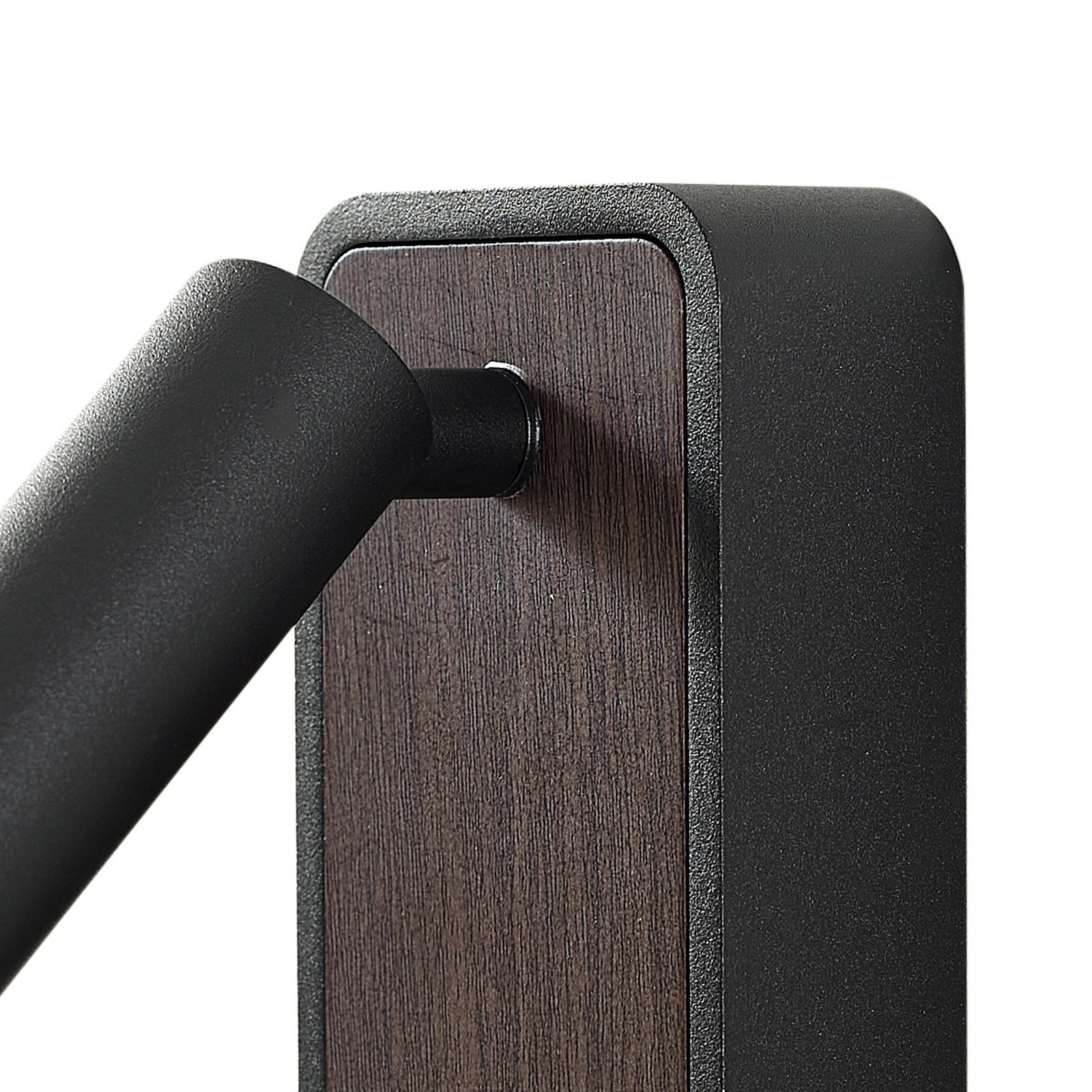 Applique a LED Tallis, nera, USB-C, orientabile - Lindby