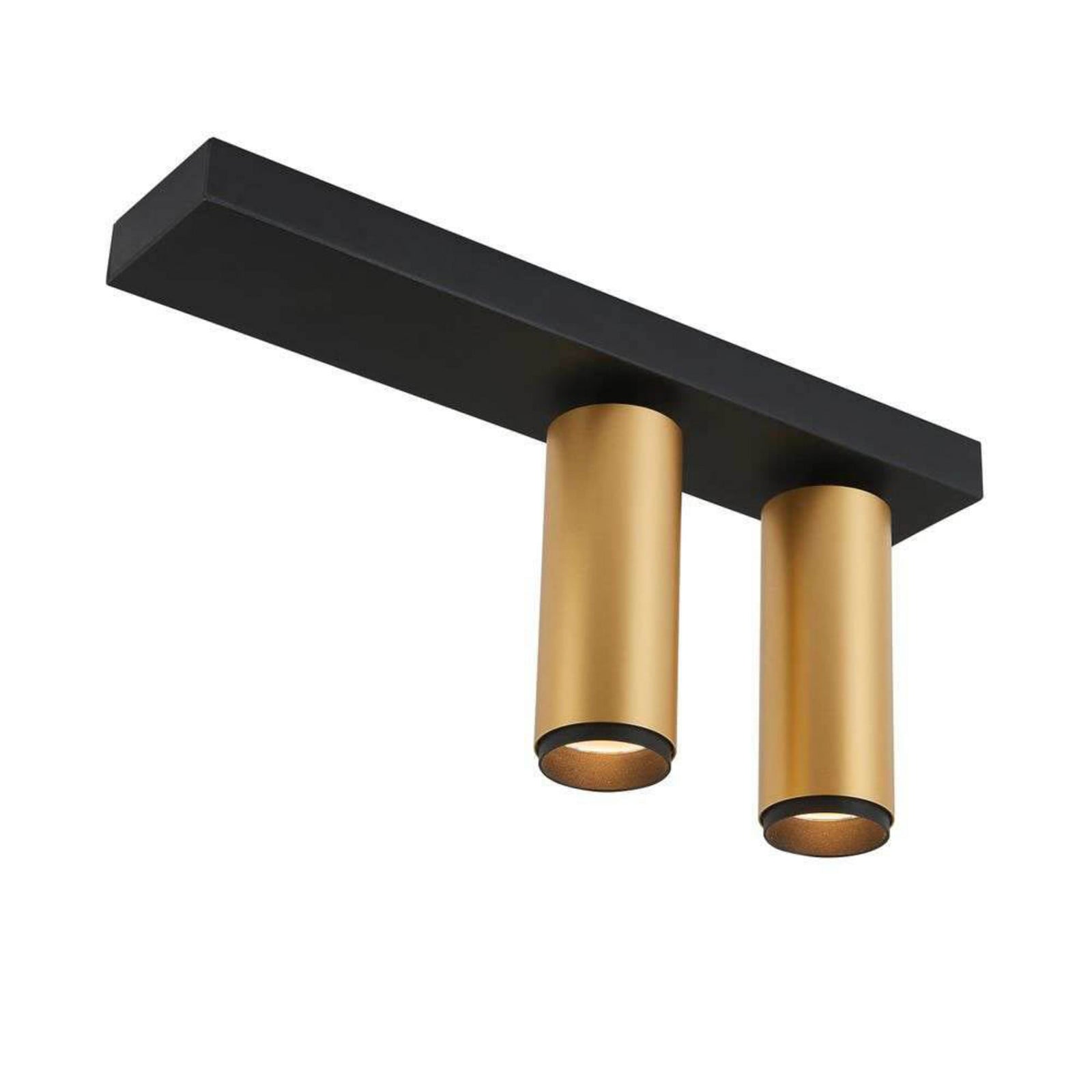X-Beam loftslampe Double Gold/Black LOOM DESIGN - Stue - Moderne - Aluminium - Med flere lyskilder billede