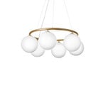 Miira 6 Circular Luster Brass/Opal - Nuura