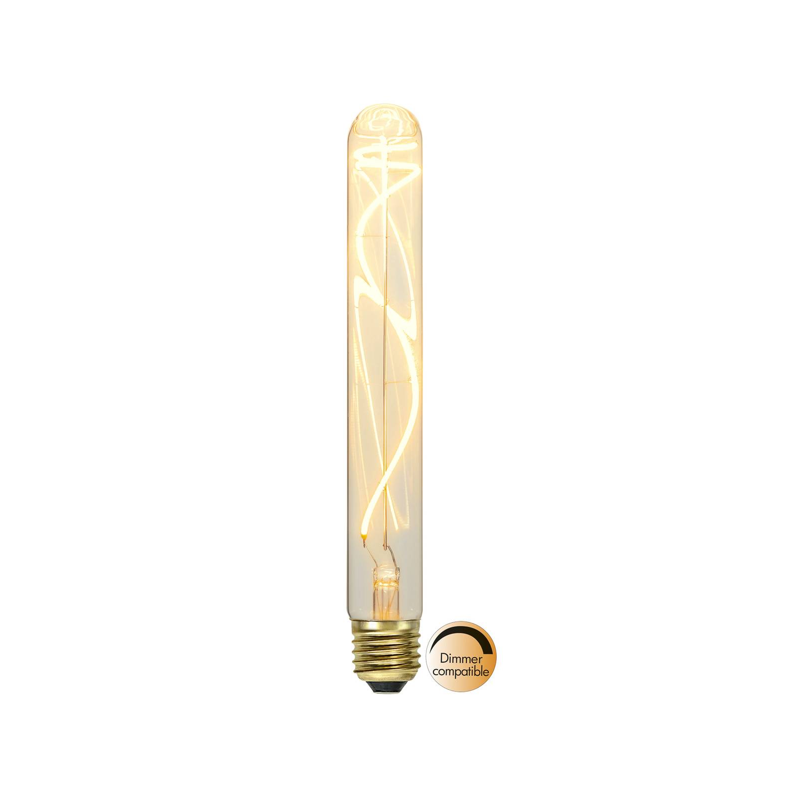 LED-rørlampe E27 T30 22,5cm 3,4W 2 200 K dimbar