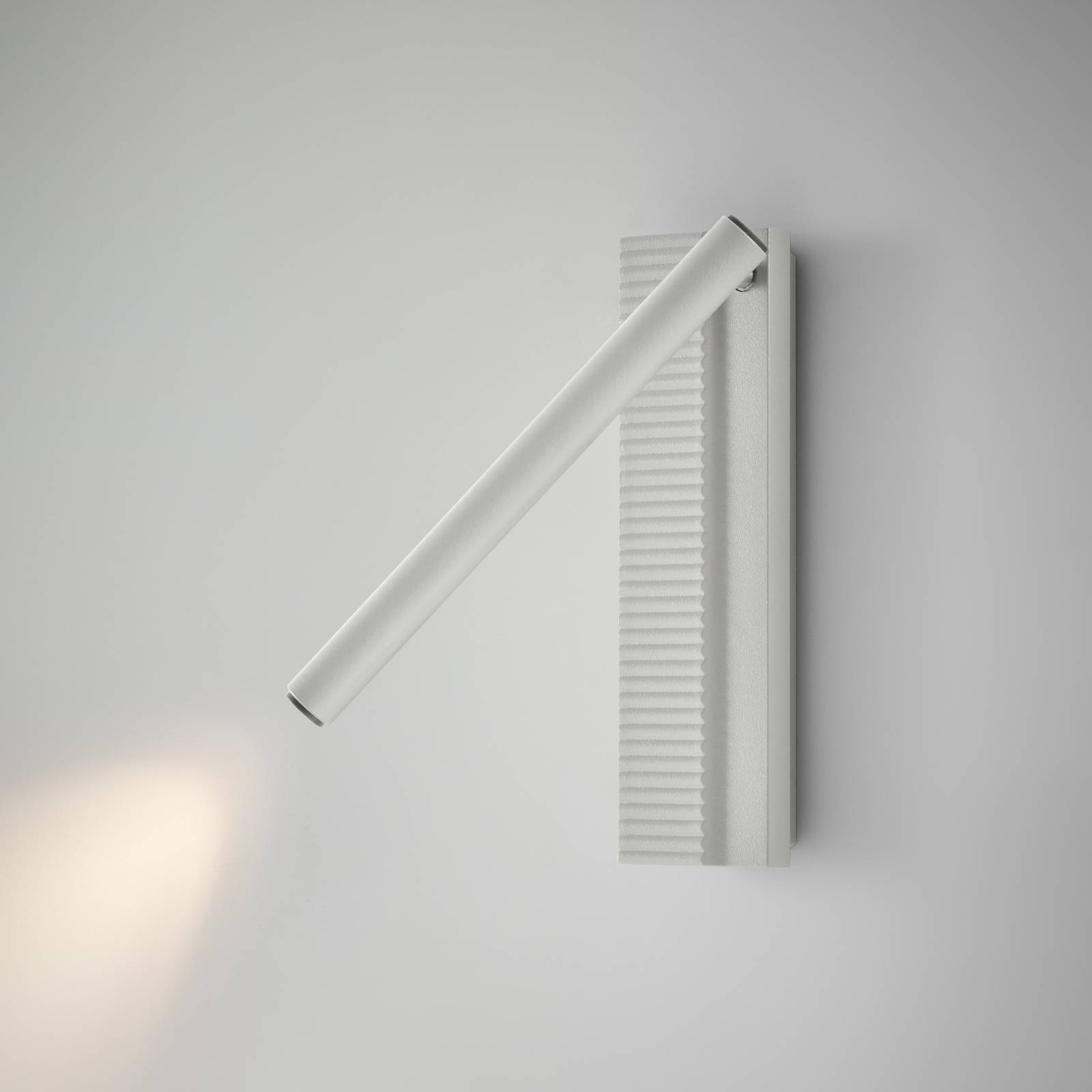 Applique murale LED Bover Arid A/03 blanche, aluminium, 2 700 K