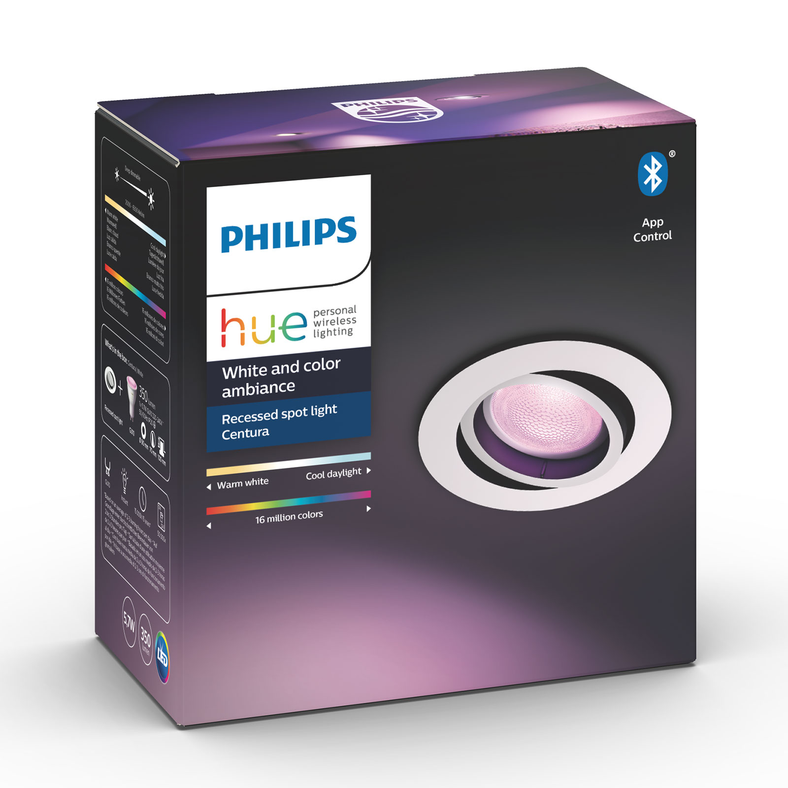 Philips Hue Centura LED inbouwspot rond