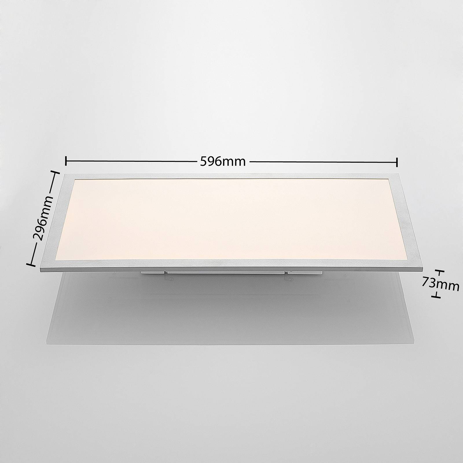 Panel LED Lindby Stenley , CCT, 59 cm x 29 cm