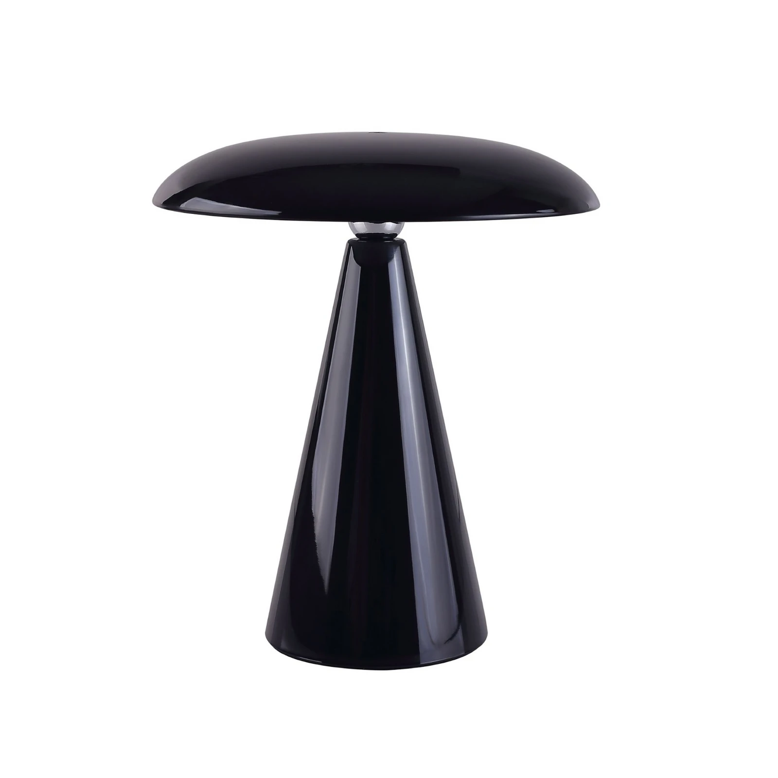 Candeeiro de mesa LED Beacon Kinoko, preto, 27 cm, CCT