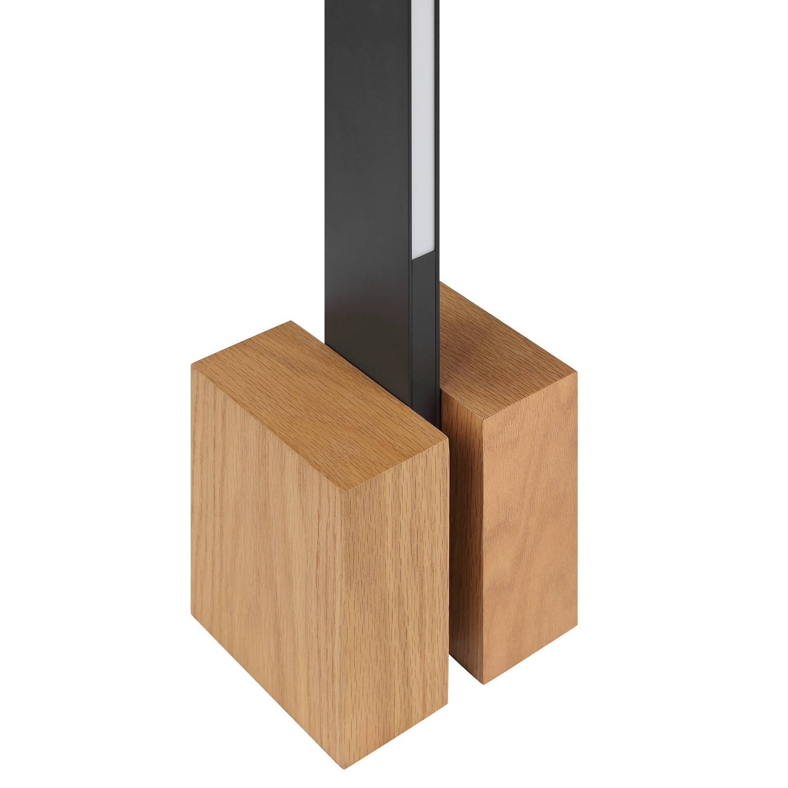 Lampa stojąca LED Streamline, wysokość 145 cm, czarna, lampka do czytania