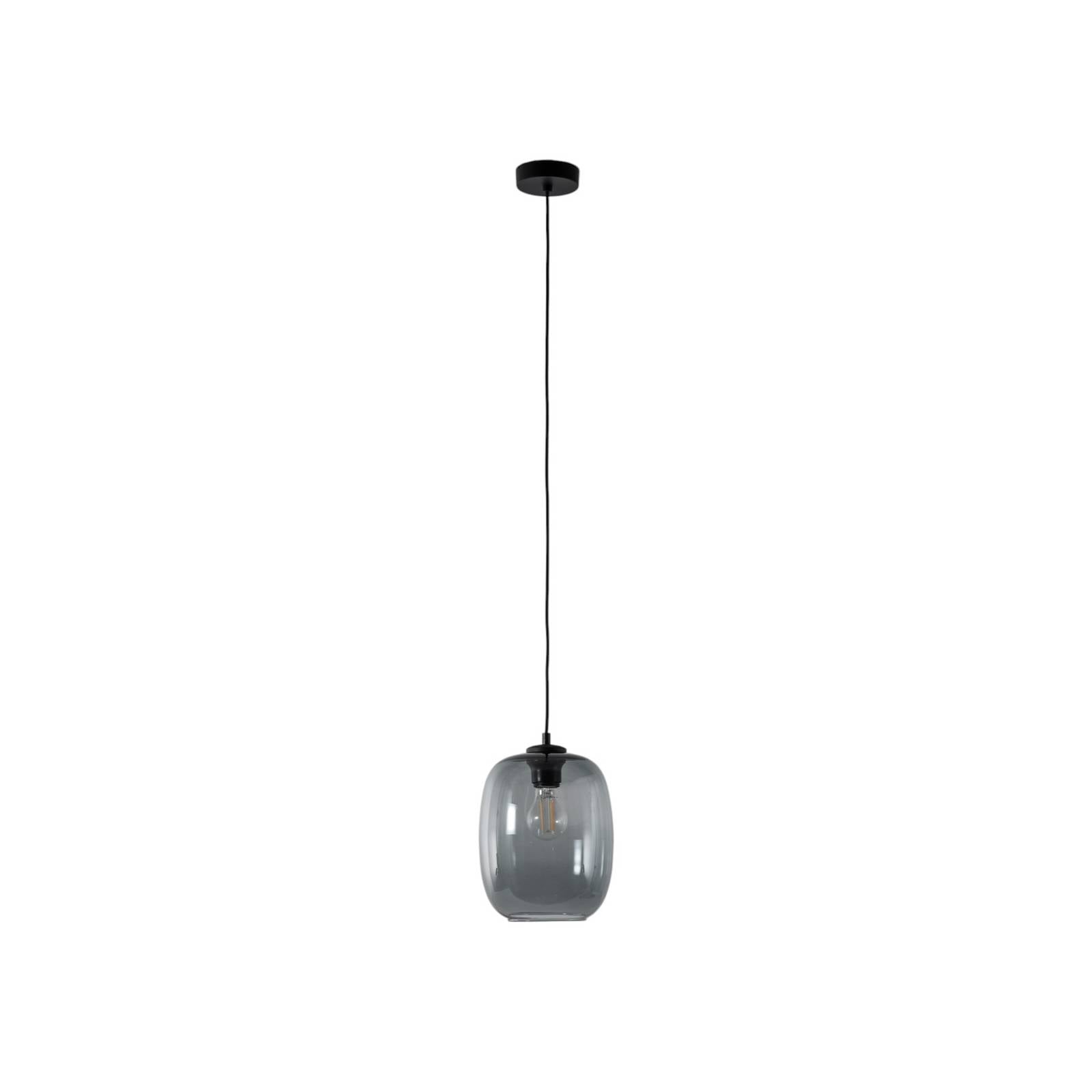 Hängeleuchte Elio, Glas, grafit, einflammig